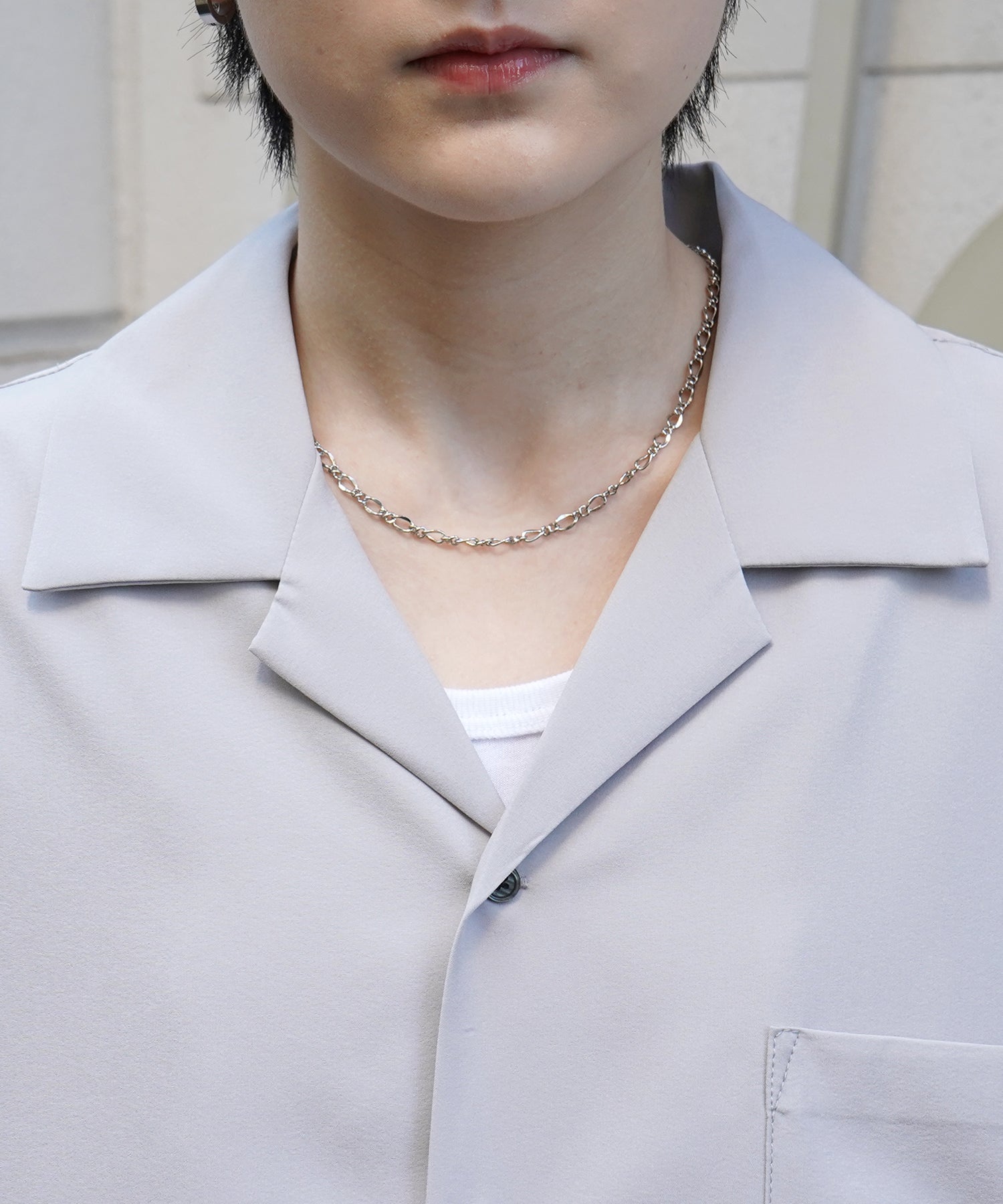 25SS 4WAYストレッチ オープンカラールーズシャツ