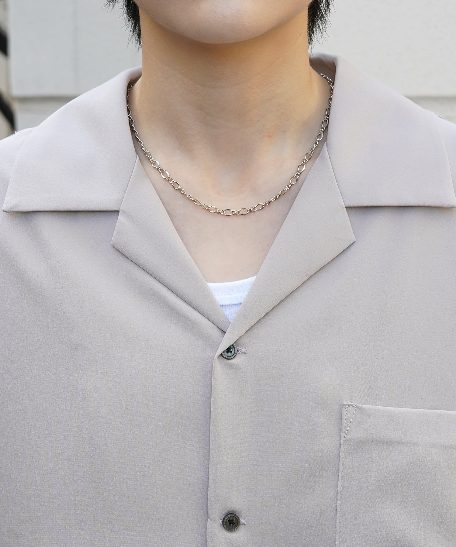 25SS 4WAYストレッチ オープンカラールーズシャツ