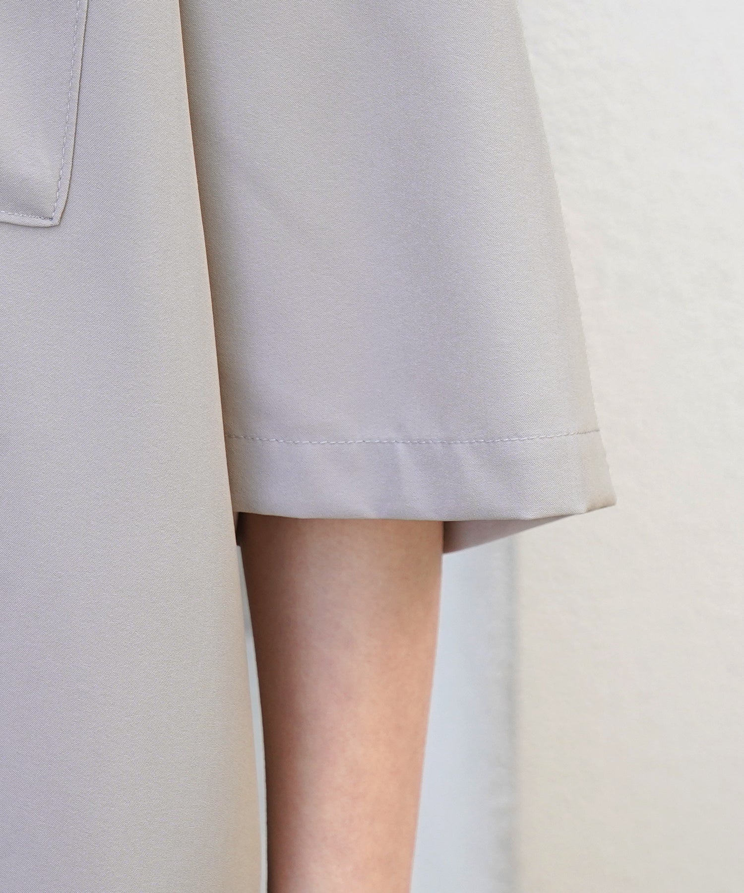 25SS 4WAYストレッチ オープンカラールーズシャツ