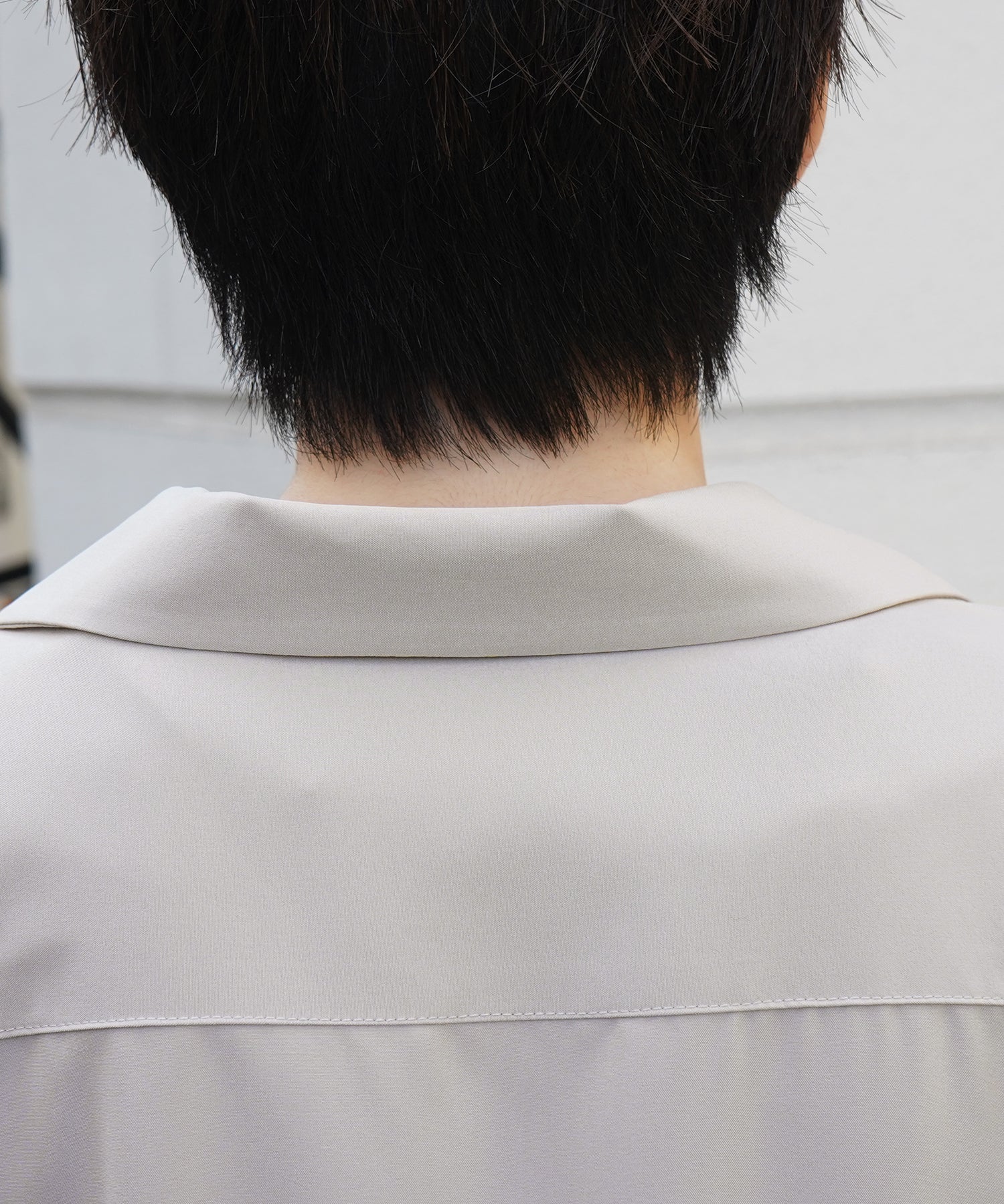 25SS 4WAYストレッチ オープンカラールーズシャツ