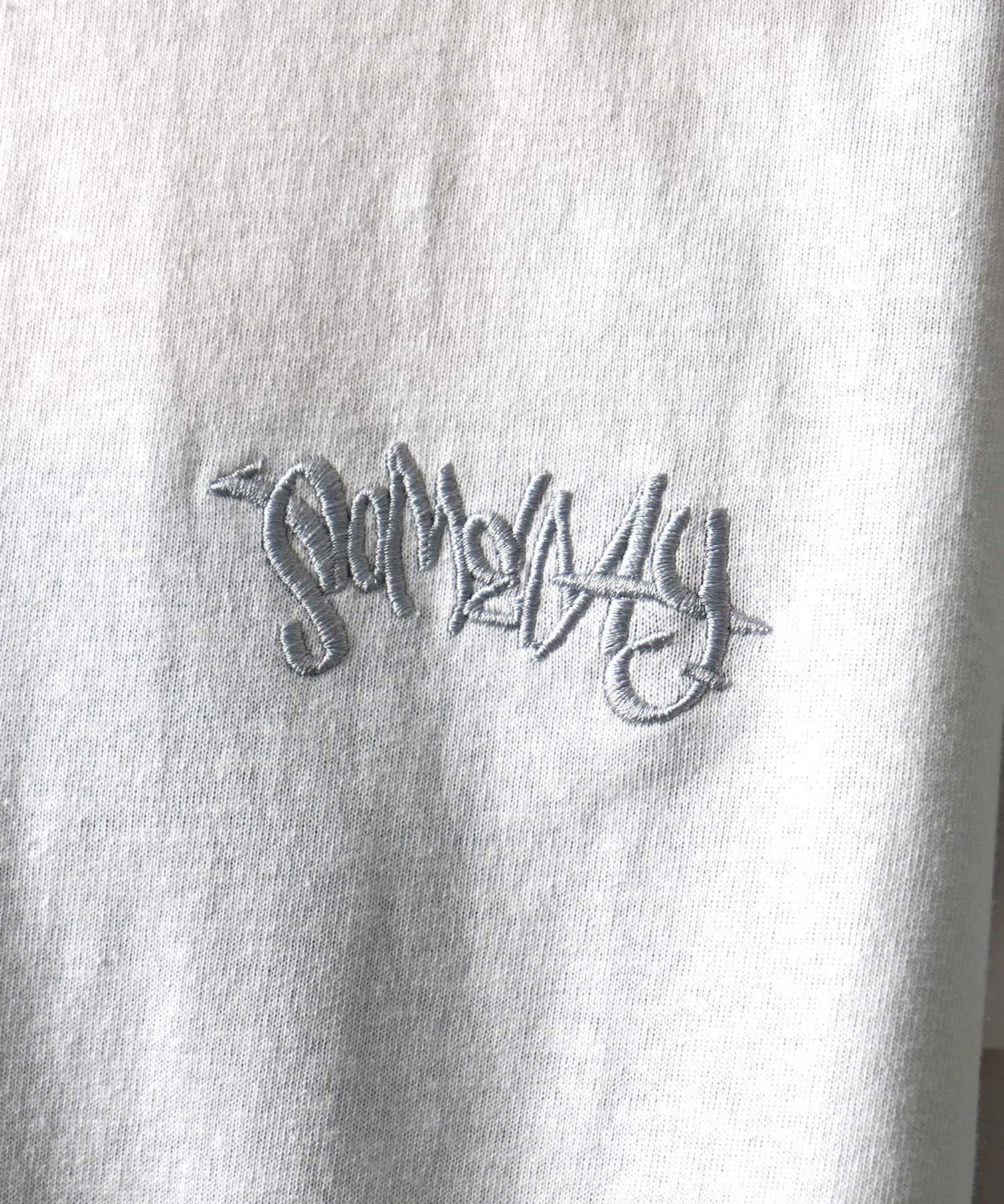 25SS クラウン ボックスシルエット グランジ風 レトロモチーフ バックプリント 半袖Tシャツ