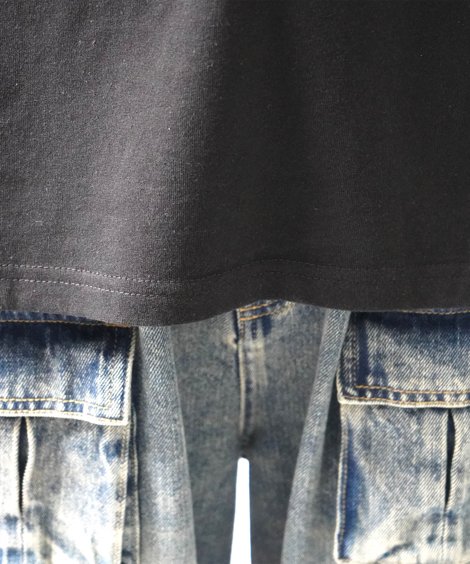 25SS クラウン ボックスシルエット グランジ風 レトロモチーフ バックプリント 半袖Tシャツ