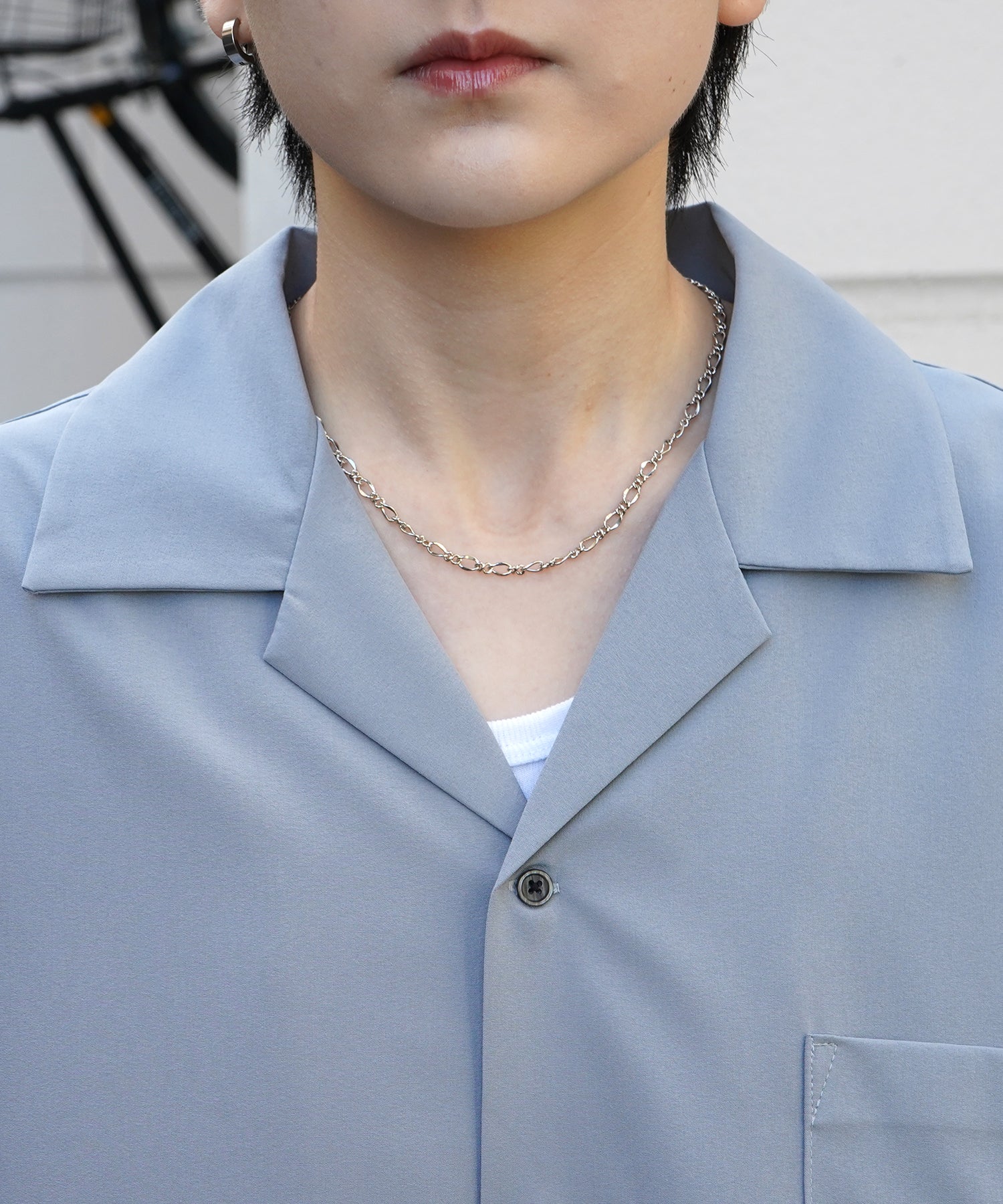 25SS 4WAYストレッチ オープンカラールーズシャツ