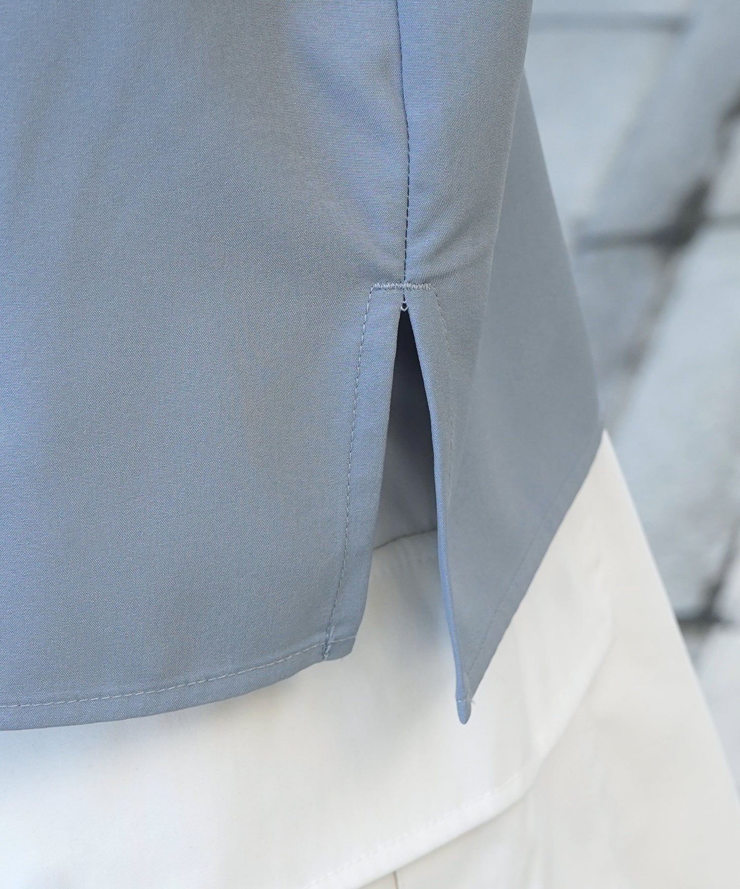 25SS 4WAYストレッチ オープンカラールーズシャツ