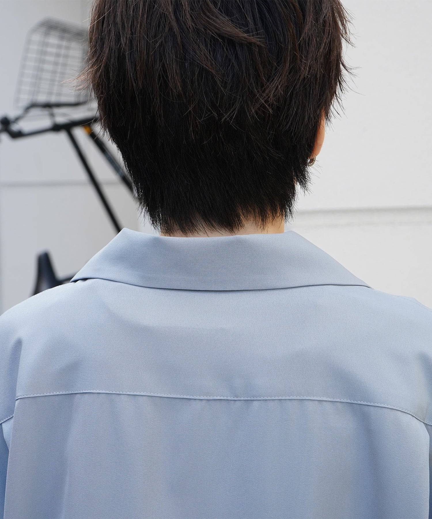 25SS 4WAYストレッチ オープンカラールーズシャツ