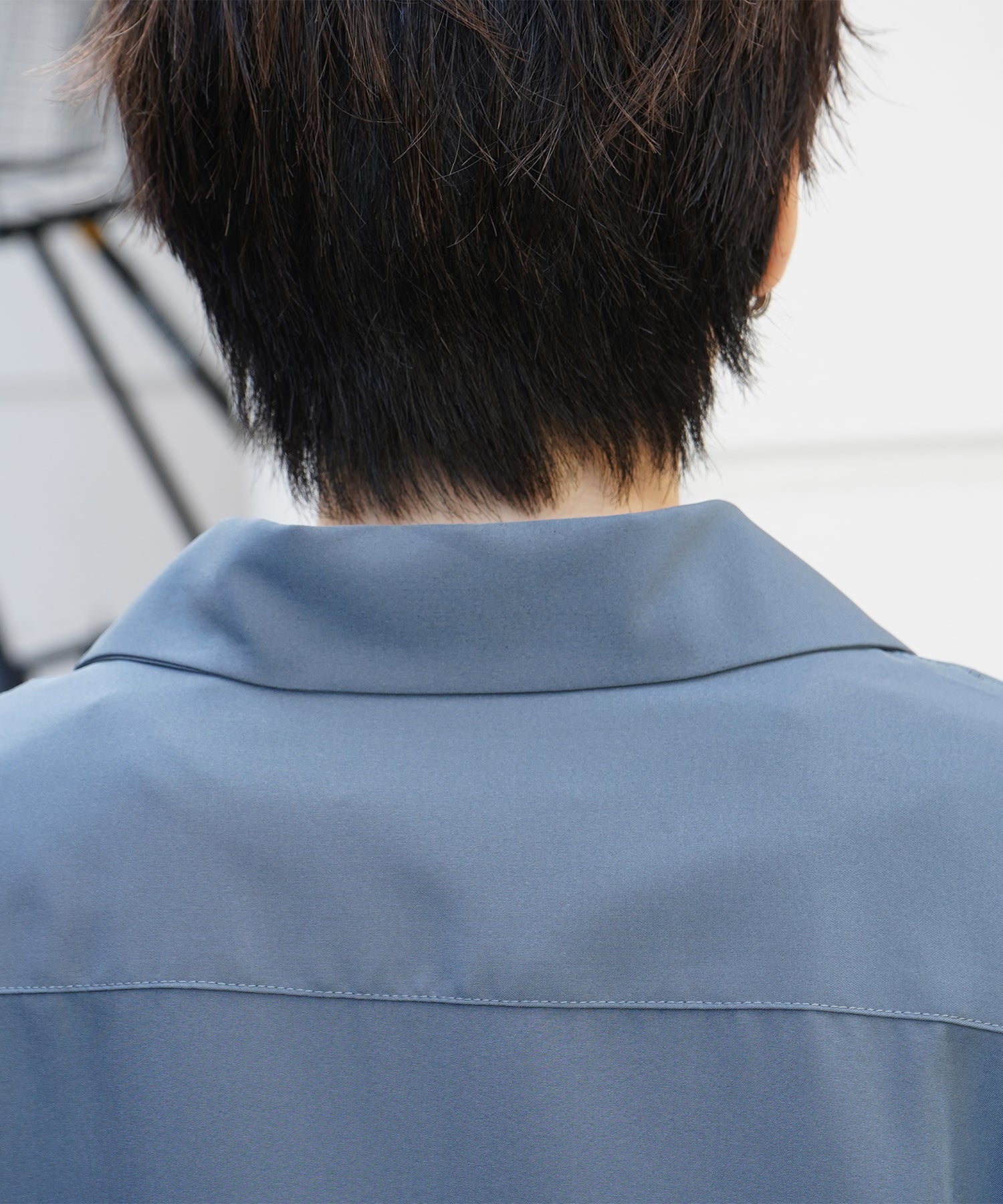 25SS 4WAYストレッチ オープンカラールーズシャツ