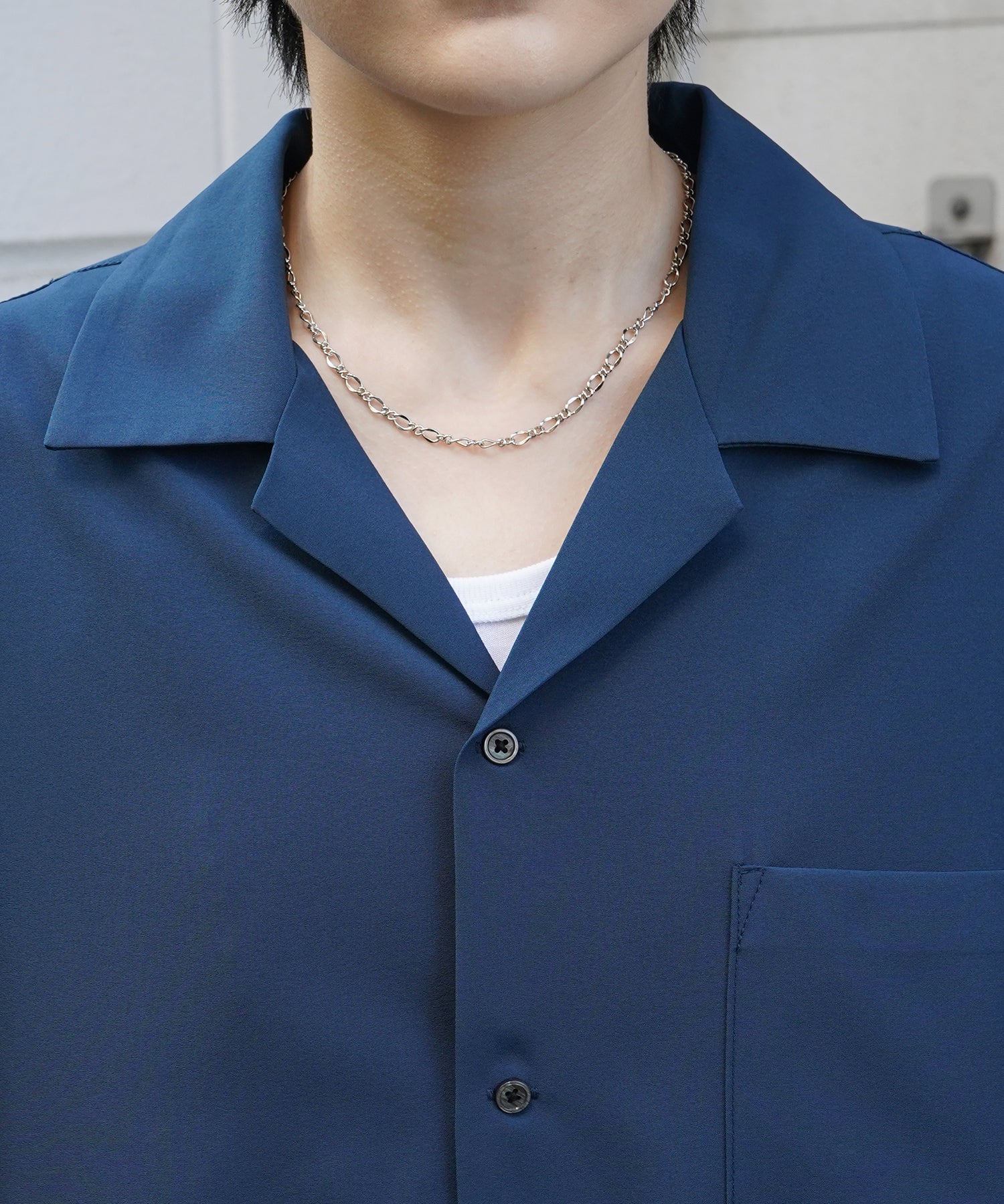 25SS 4WAYストレッチ オープンカラールーズシャツ