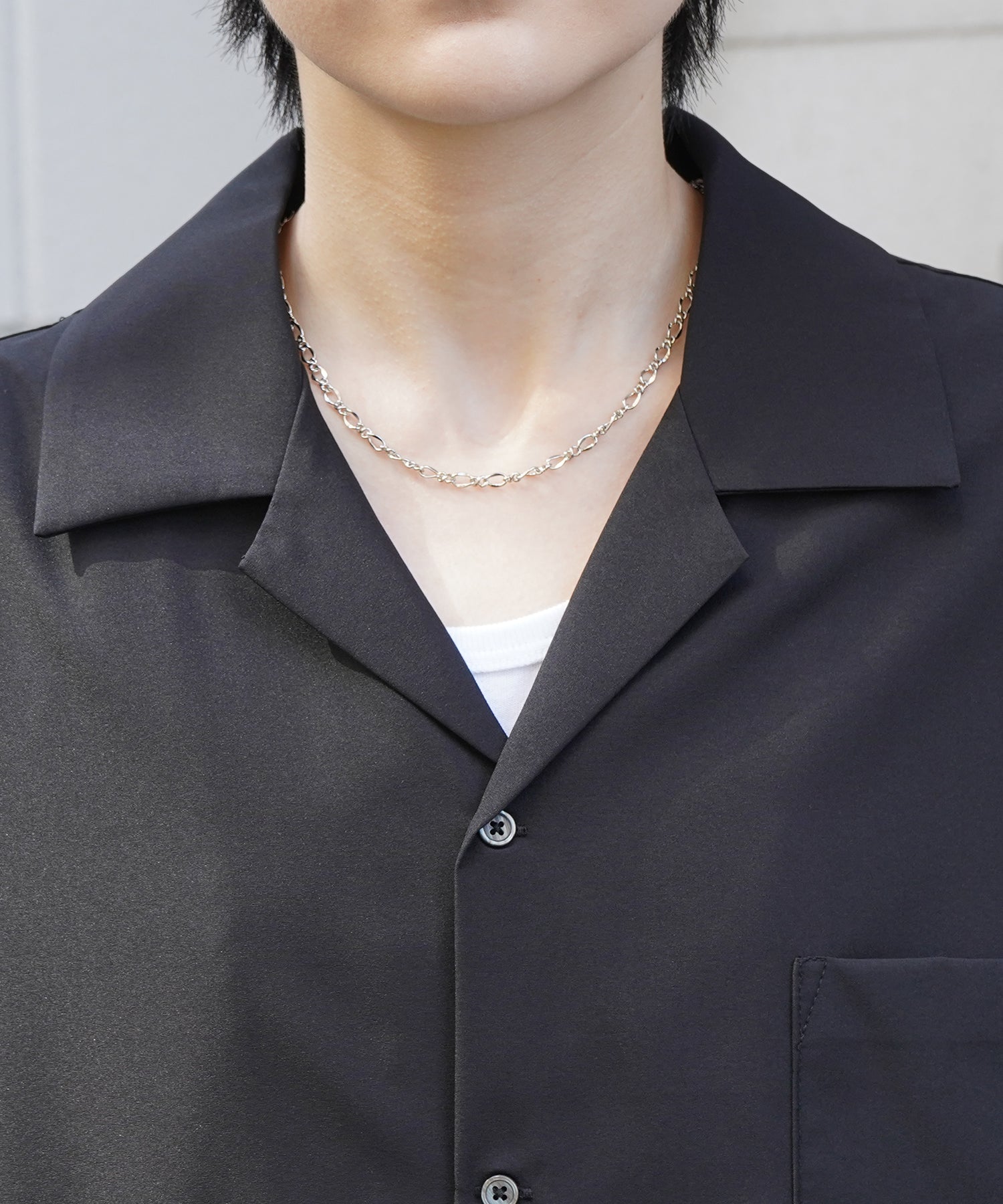 25SS 4WAYストレッチ オープンカラールーズシャツ