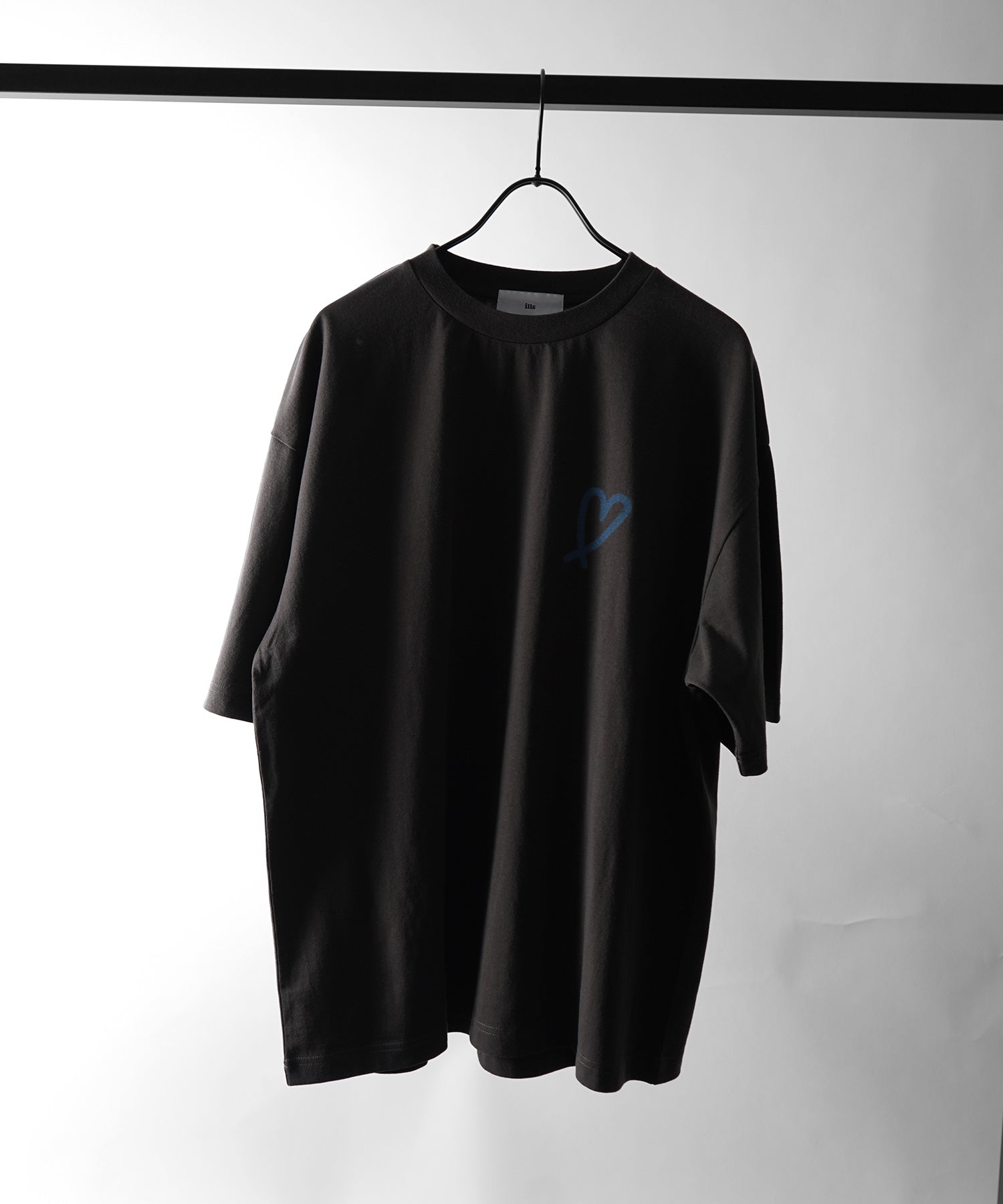25SS スプレーハート ビッグシルエット バックプリント 半袖Tシャツ ワンポイント