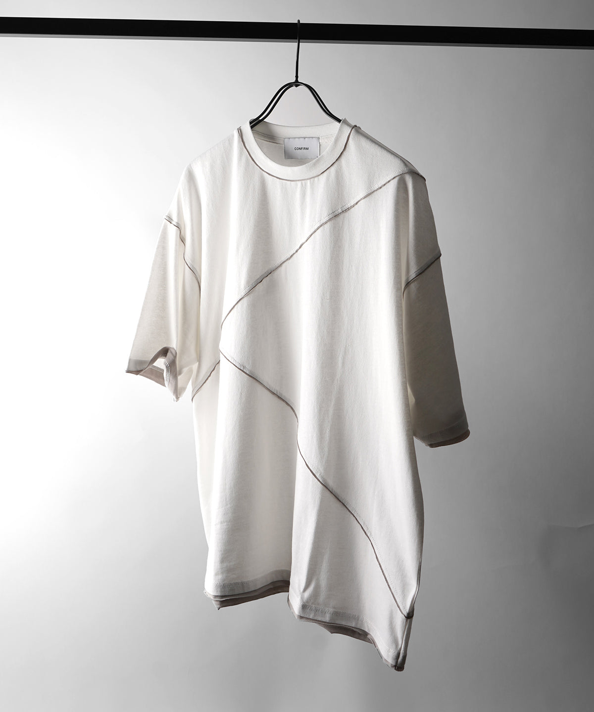 25SS カットオフ switching Tee 切替半袖Tシャツ