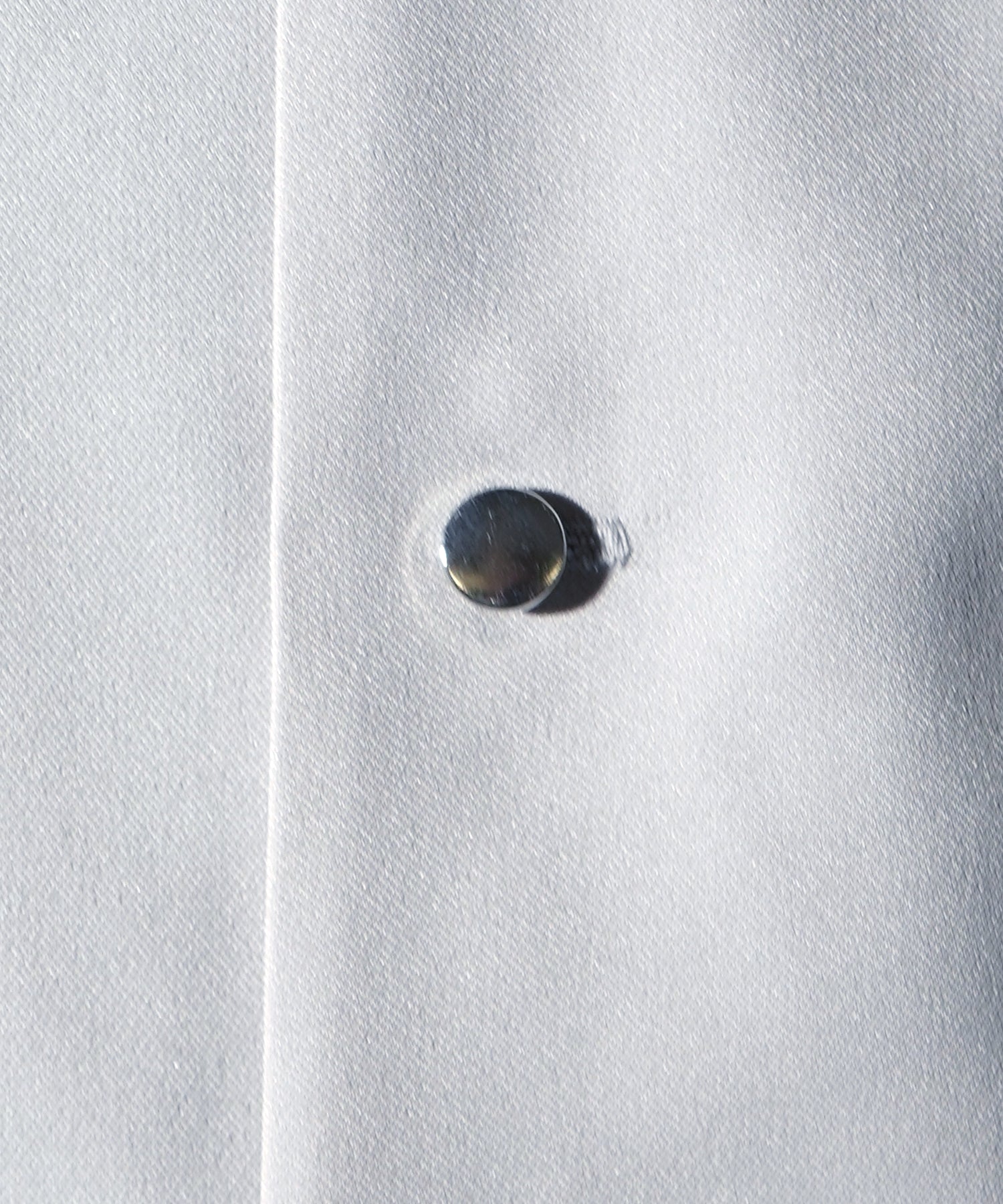 ビッグシルエット メタルボタン ドレープとろみ オープンカラー半袖シャツ