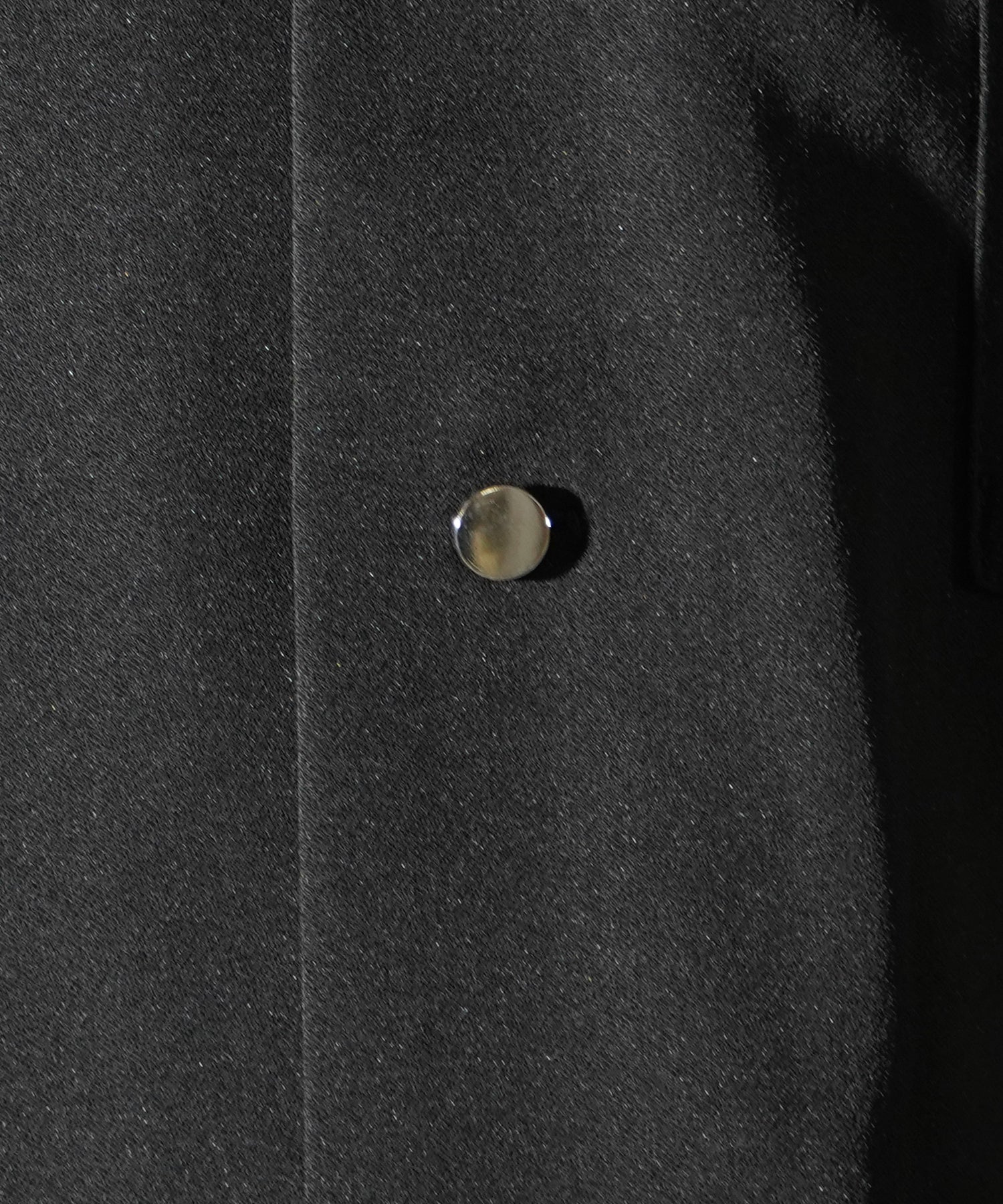 ビッグシルエット メタルボタン ドレープとろみ オープンカラー半袖シャツ