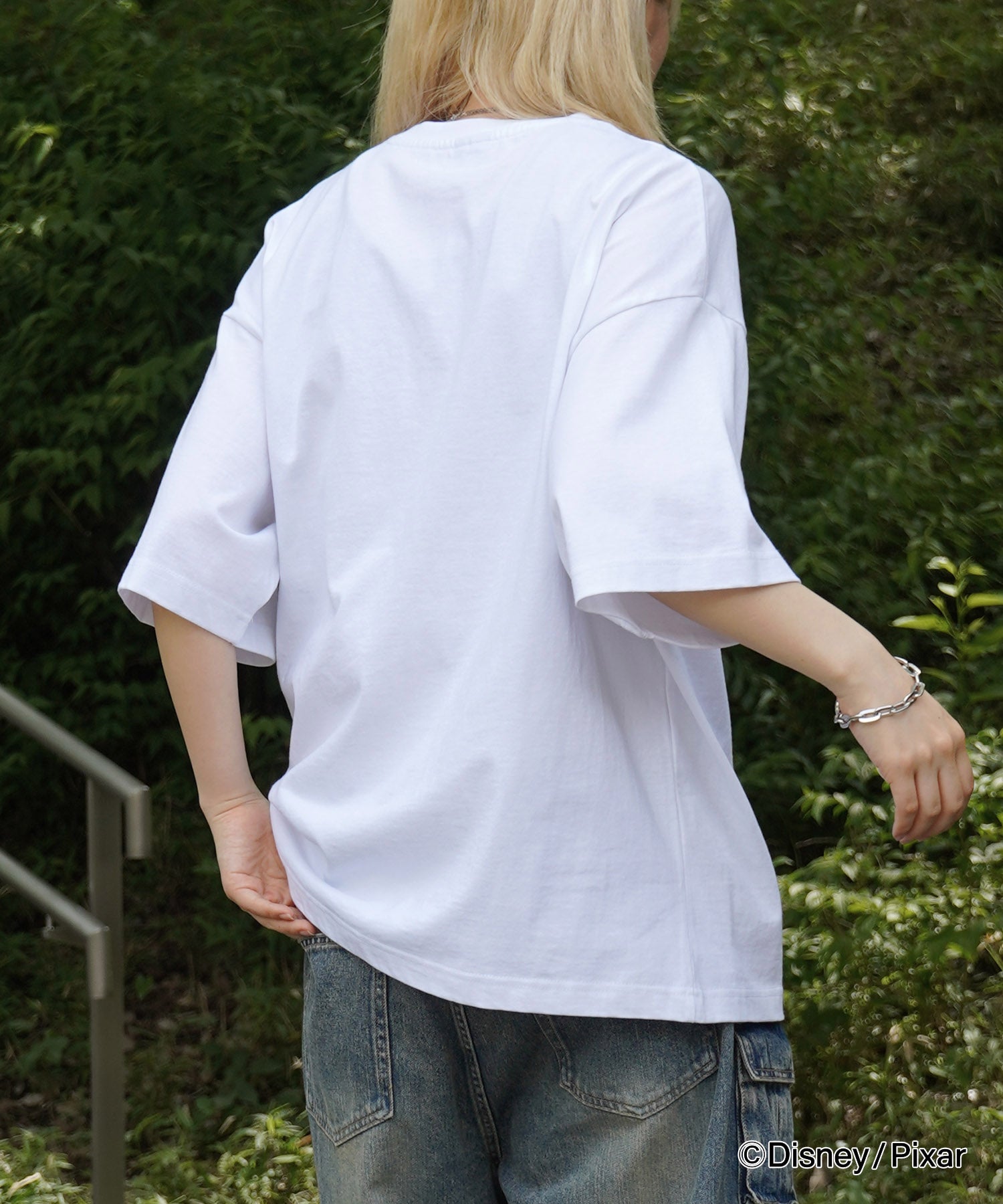25SS【Disney Pixar / ディズニーピクサー】モンスターズ・インク ビッグシルエット半袖プリントTシャツ