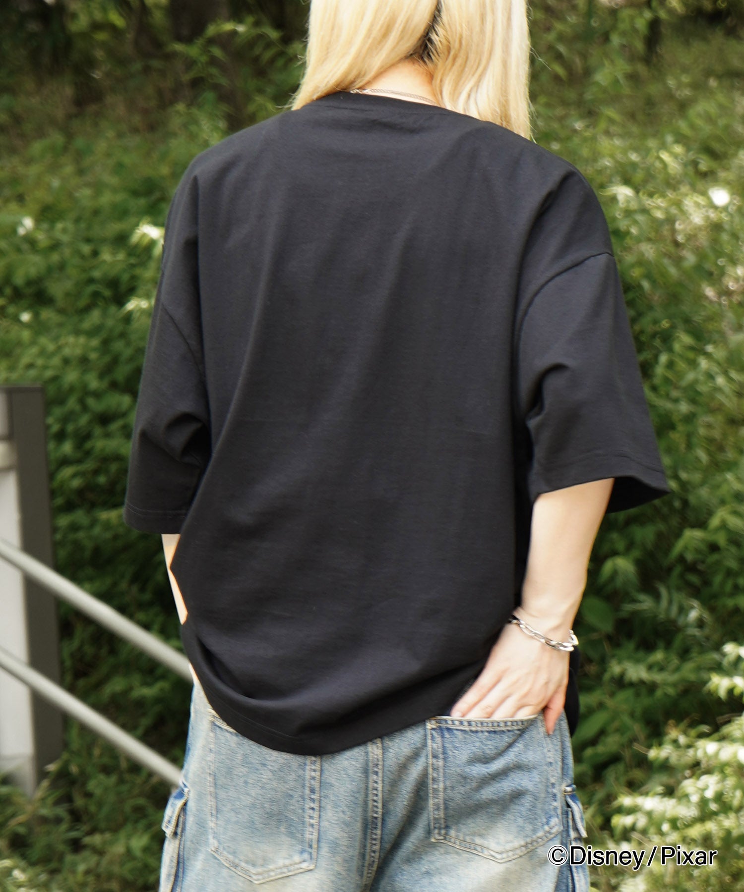 25SS【Disney Pixar / ディズニーピクサー】モンスターズ・インク ビッグシルエット半袖プリントTシャツ
