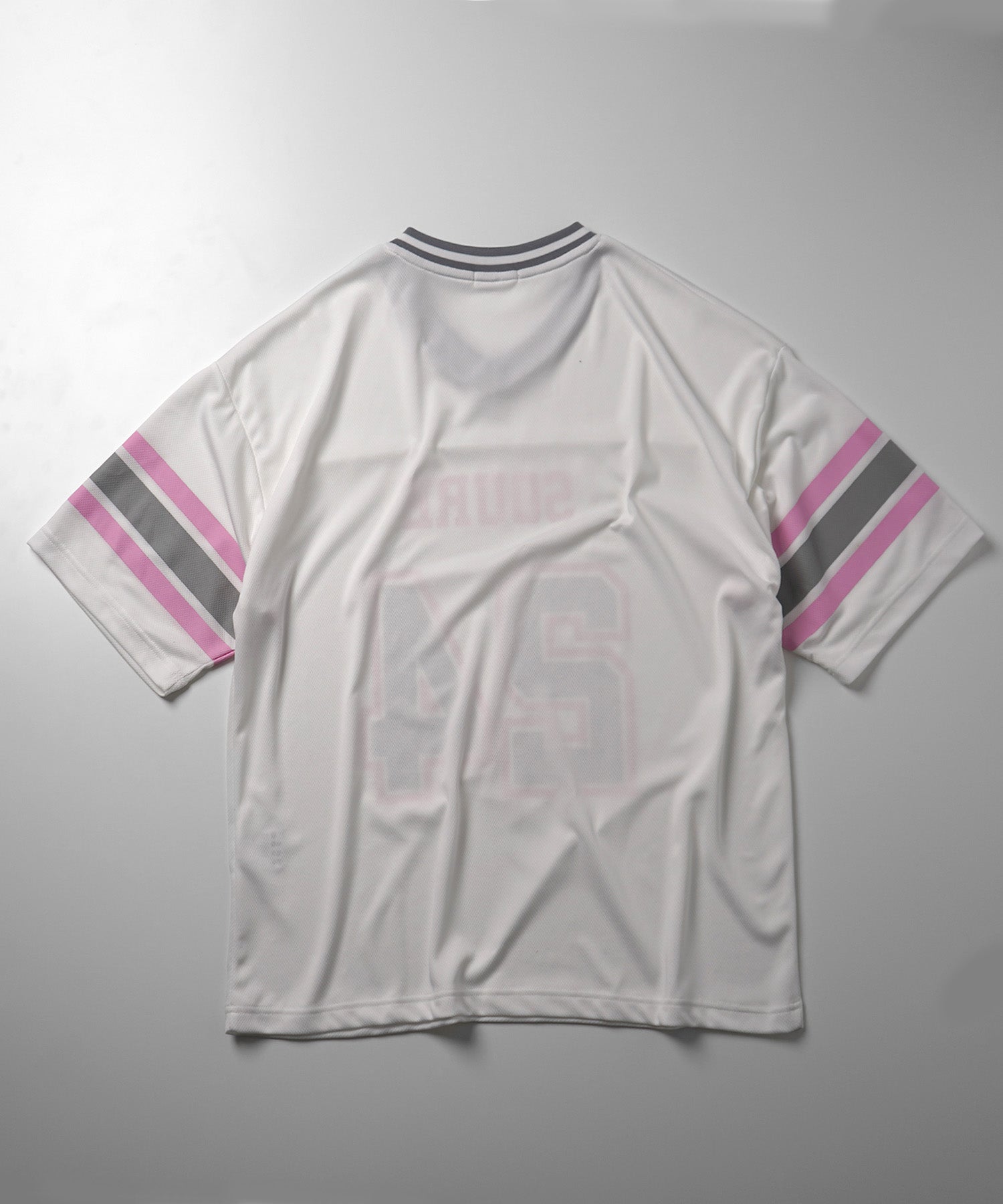 25SS 【Soure】 ビッグシルエット フロントナンバリングプリント 半袖フットボールTシャツ