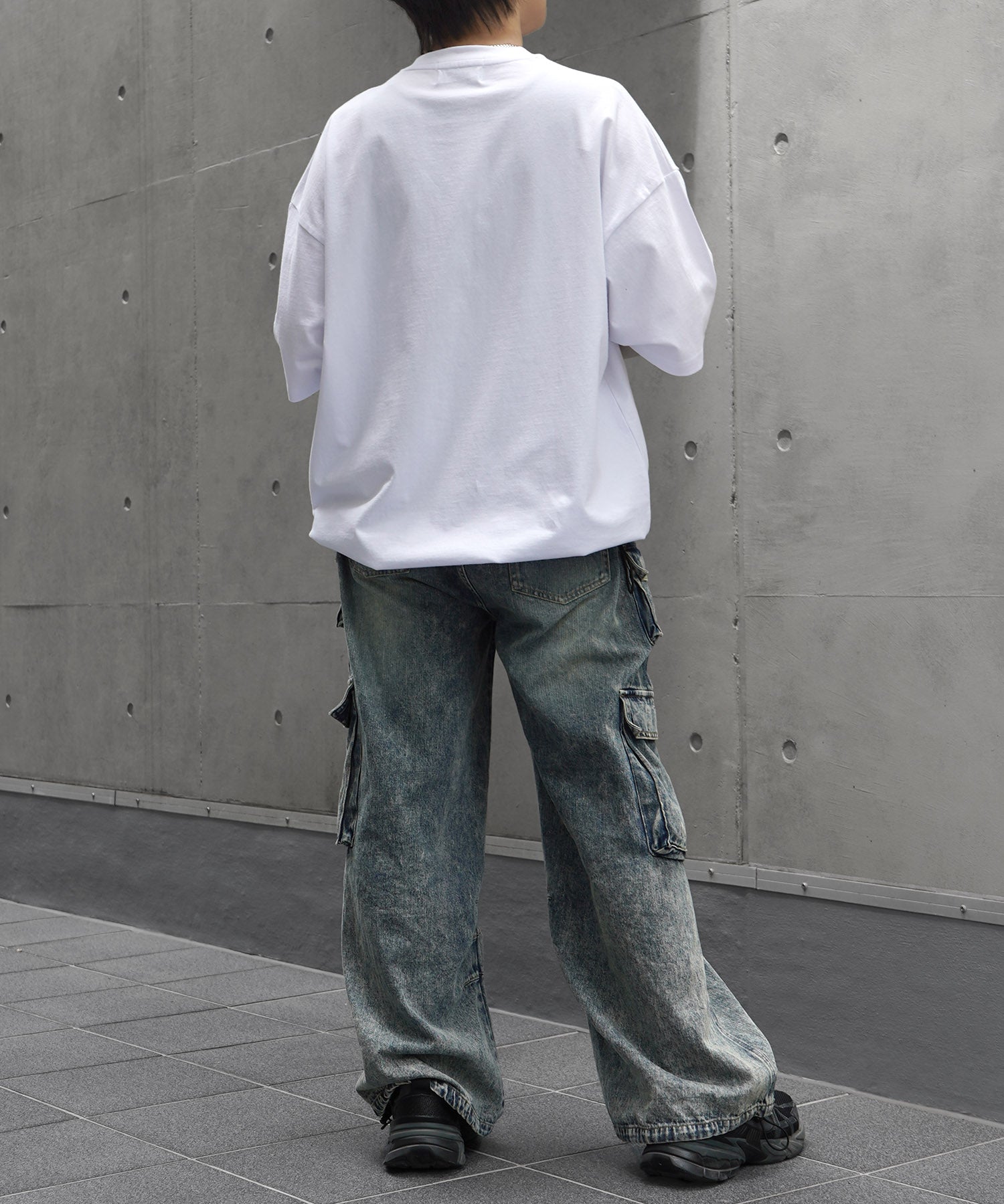 25SS ヘンリーネック ドローコード 半袖Tシャツ