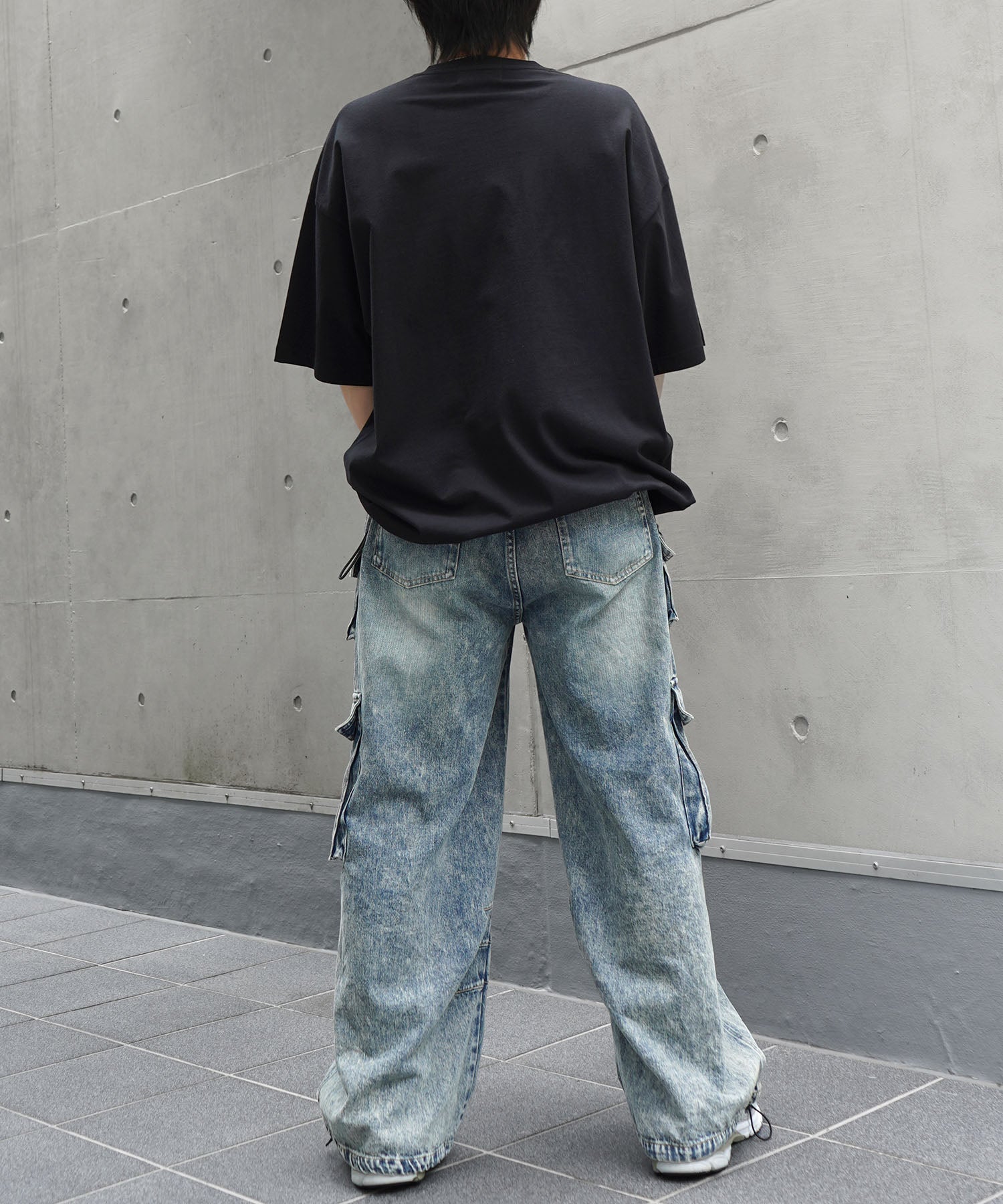 25SS ヘンリーネック ドローコード 半袖Tシャツ