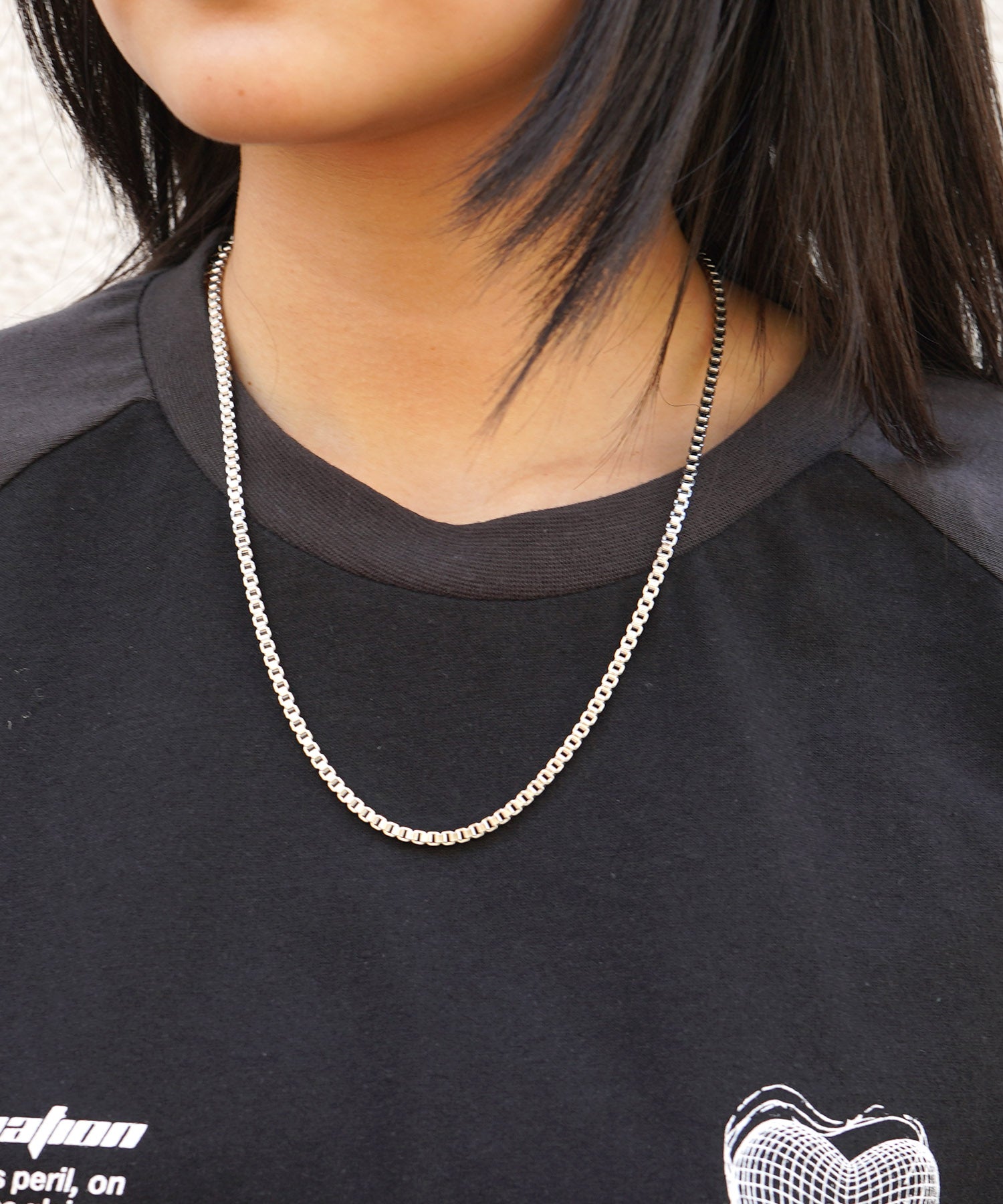 25SS 韓国ストリート ハート グランジロゴ Y2K ビッグシルエット半袖Tシャツ