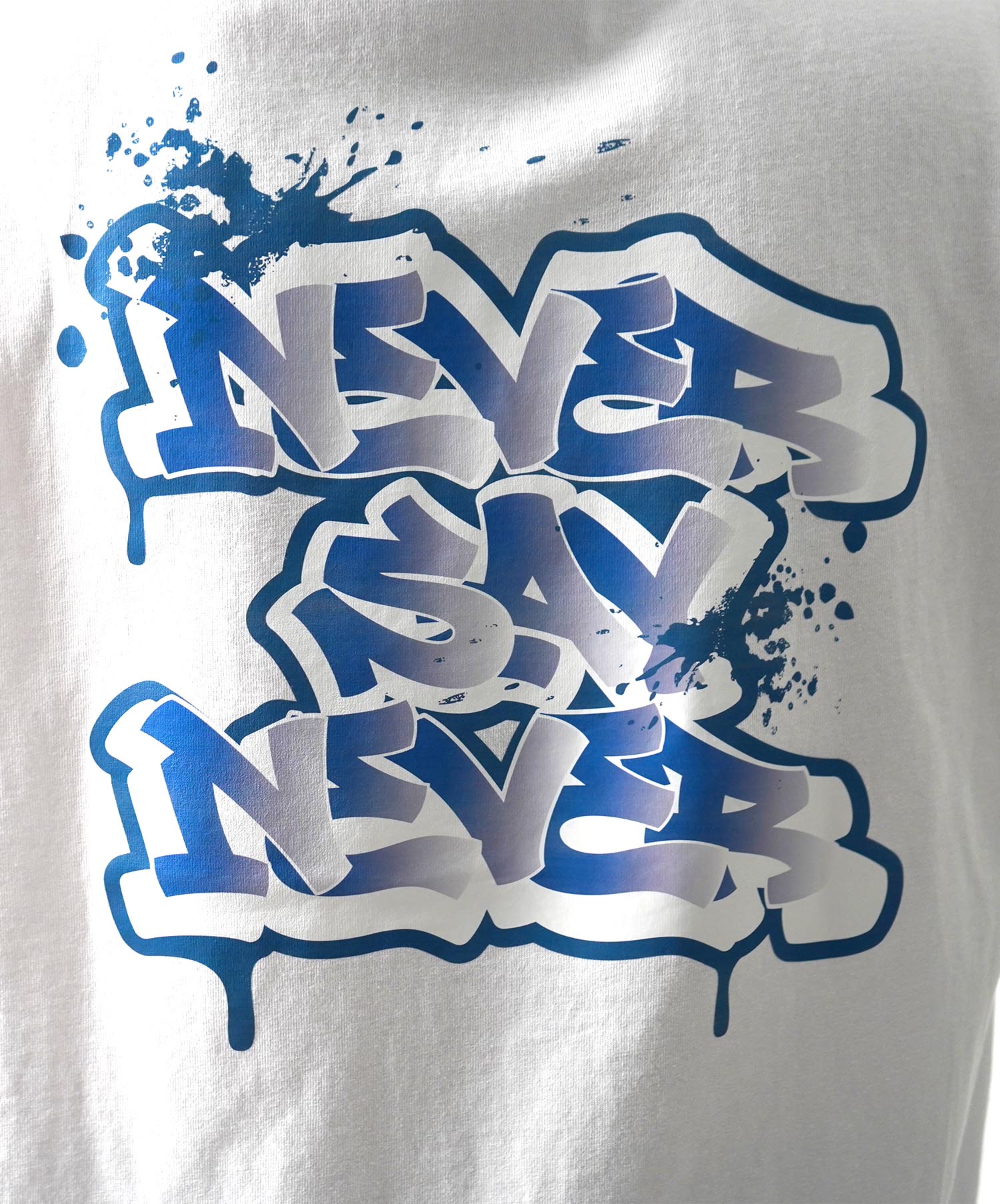 25SS ボックスシルエット スプラッシュ タギング ストリートグラフィック 半袖Tシャツ
