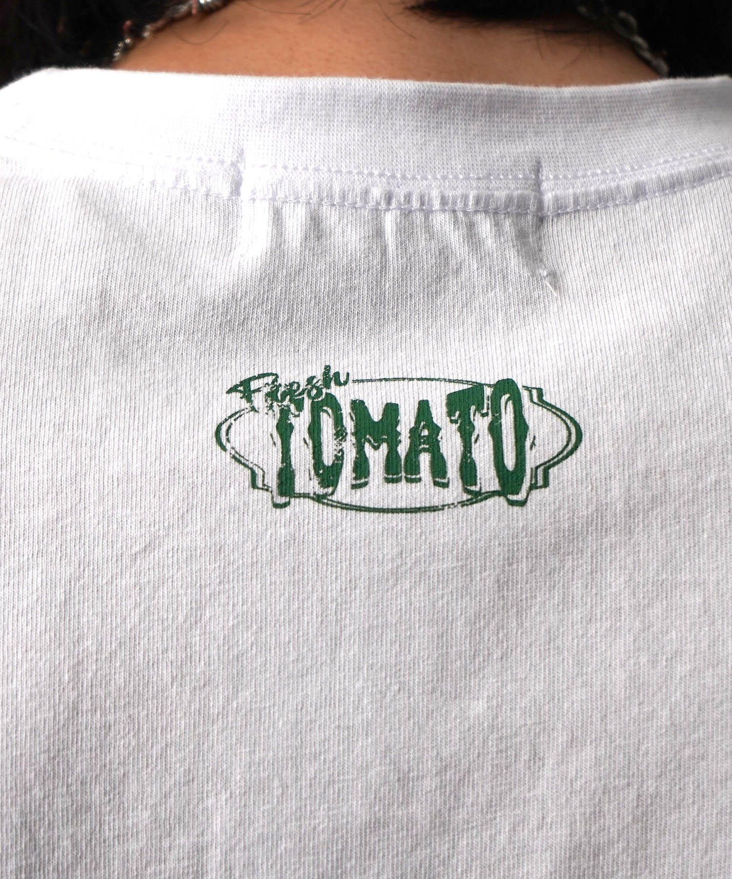 25SS ビッグシルエット 缶詰風イラストプリント 半袖Tシャツ