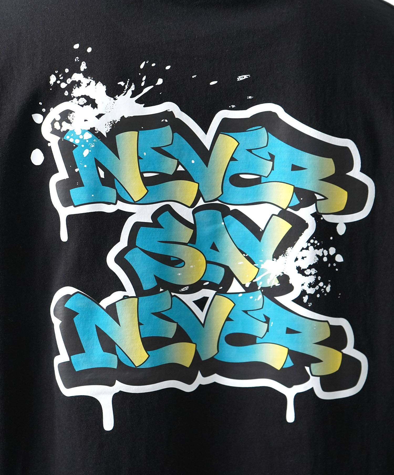 25SS ボックスシルエット スプラッシュ タギング ストリートグラフィック 半袖Tシャツ