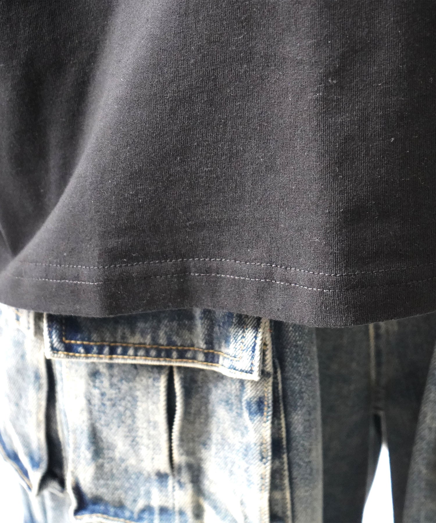 25SS フェードロゴ ボックスシルエット グランジ風 レトロモチーフ バックプリント 半袖Tシャツ
