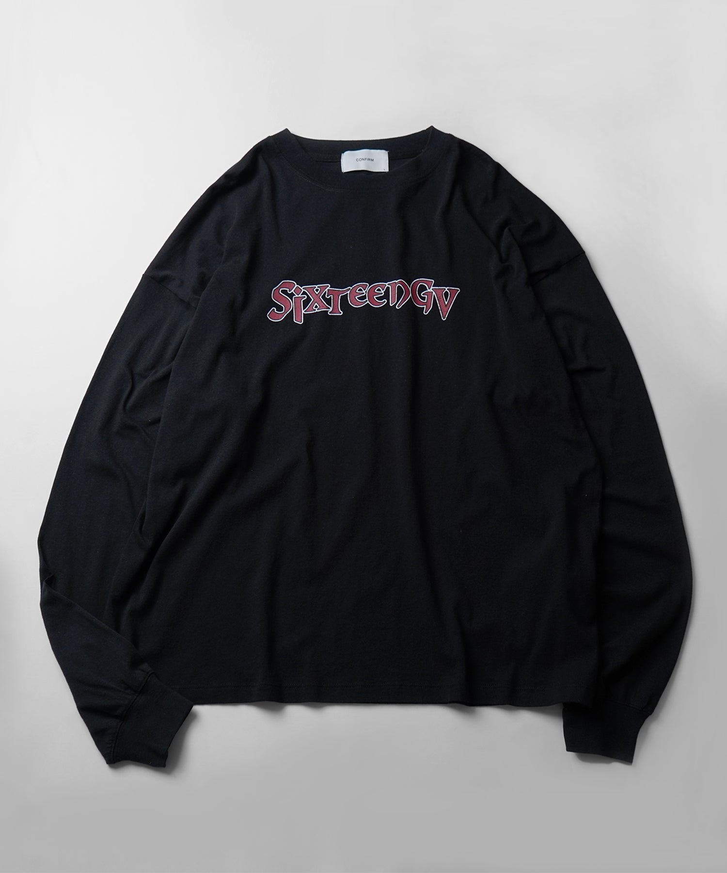 ヴィンテージライク レトロプリント ピグメント加工 ビッグシルエット バンドロンT