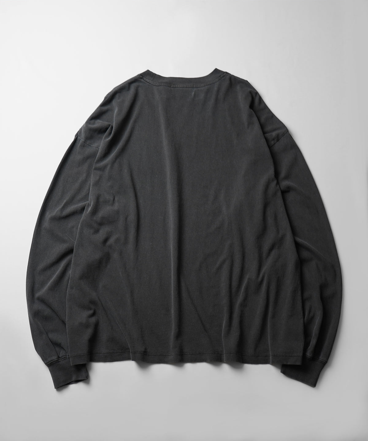 ヴィンテージライク レトロプリント ピグメント加工 ビッグシルエット バンドロンT