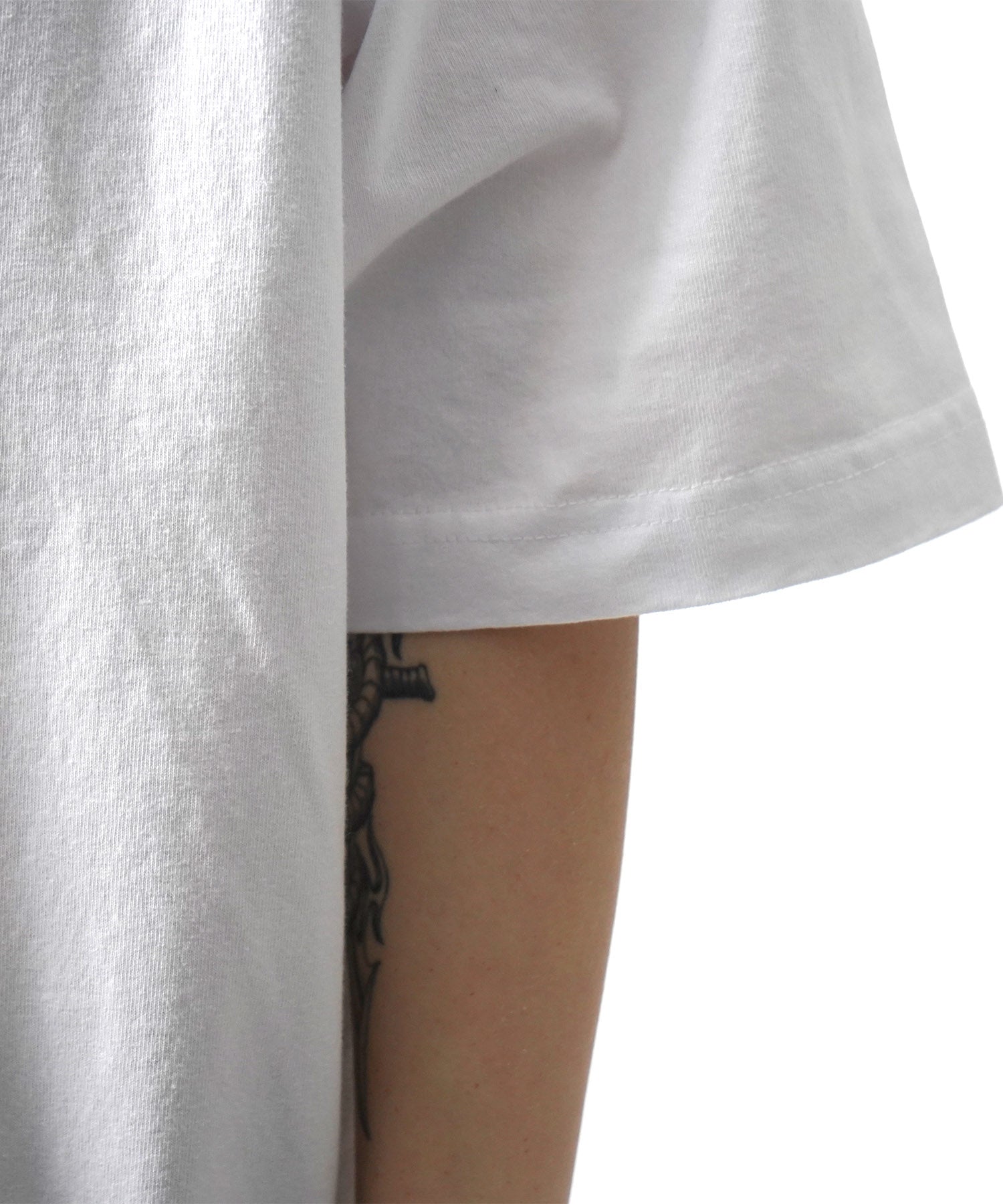25SS ハードウォッシュ加工 バックプリント ボックスシルエット 半袖Tシャツ