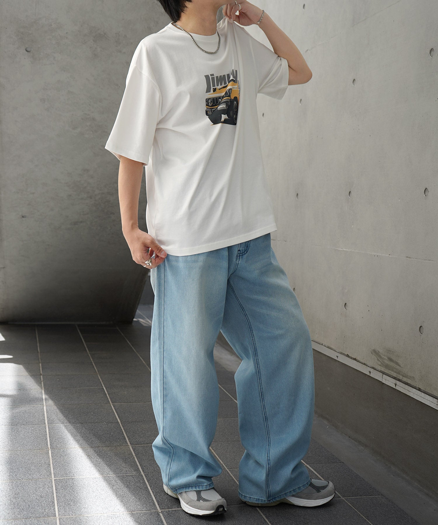 25SS スラブデニム バギーパンツ グラデーションデニム ヴィンテージメイク