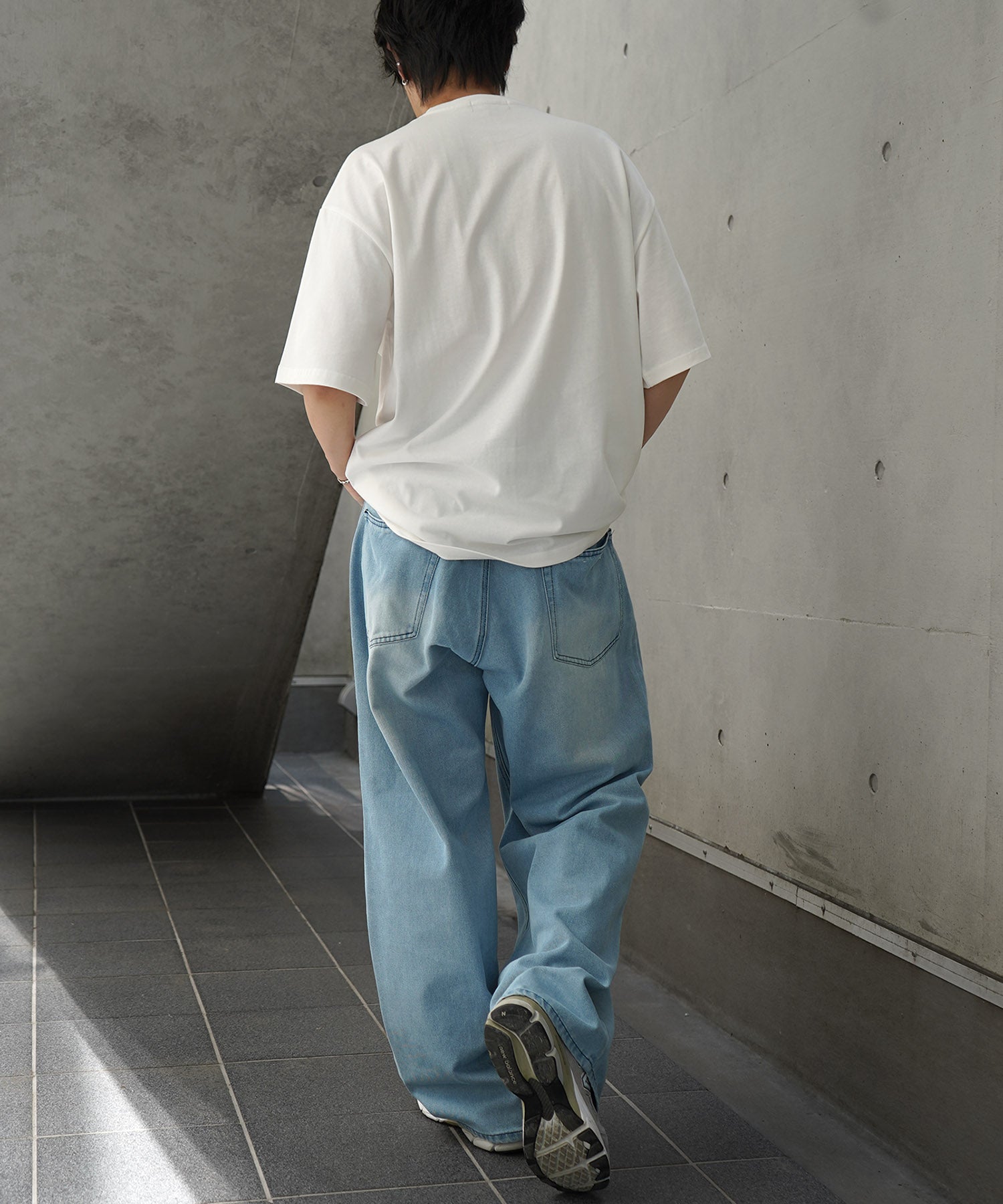 25SS スラブデニム バギーパンツ グラデーションデニム ヴィンテージメイク