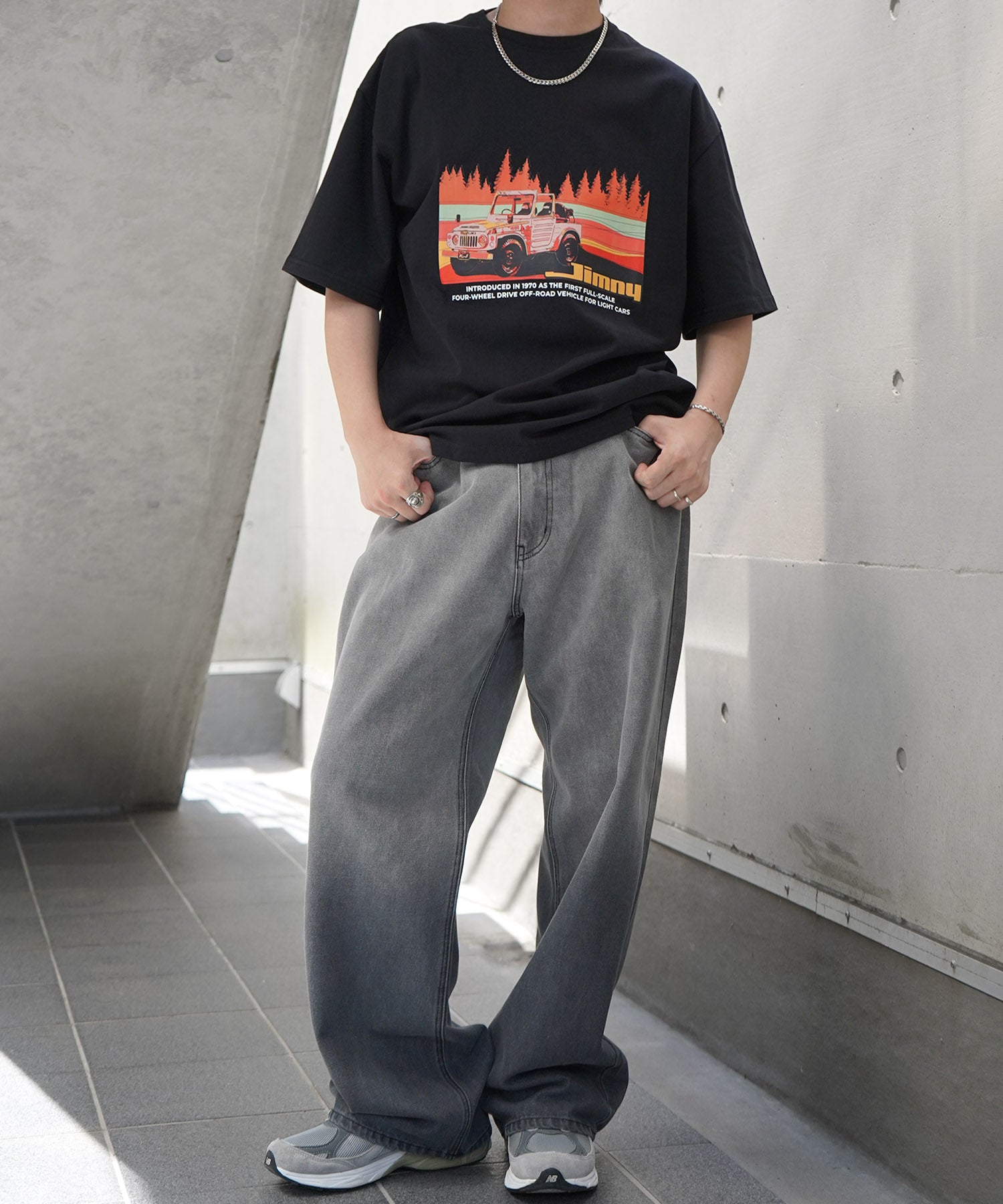 25SS スラブデニム バギーパンツ グラデーションデニム ヴィンテージメイク