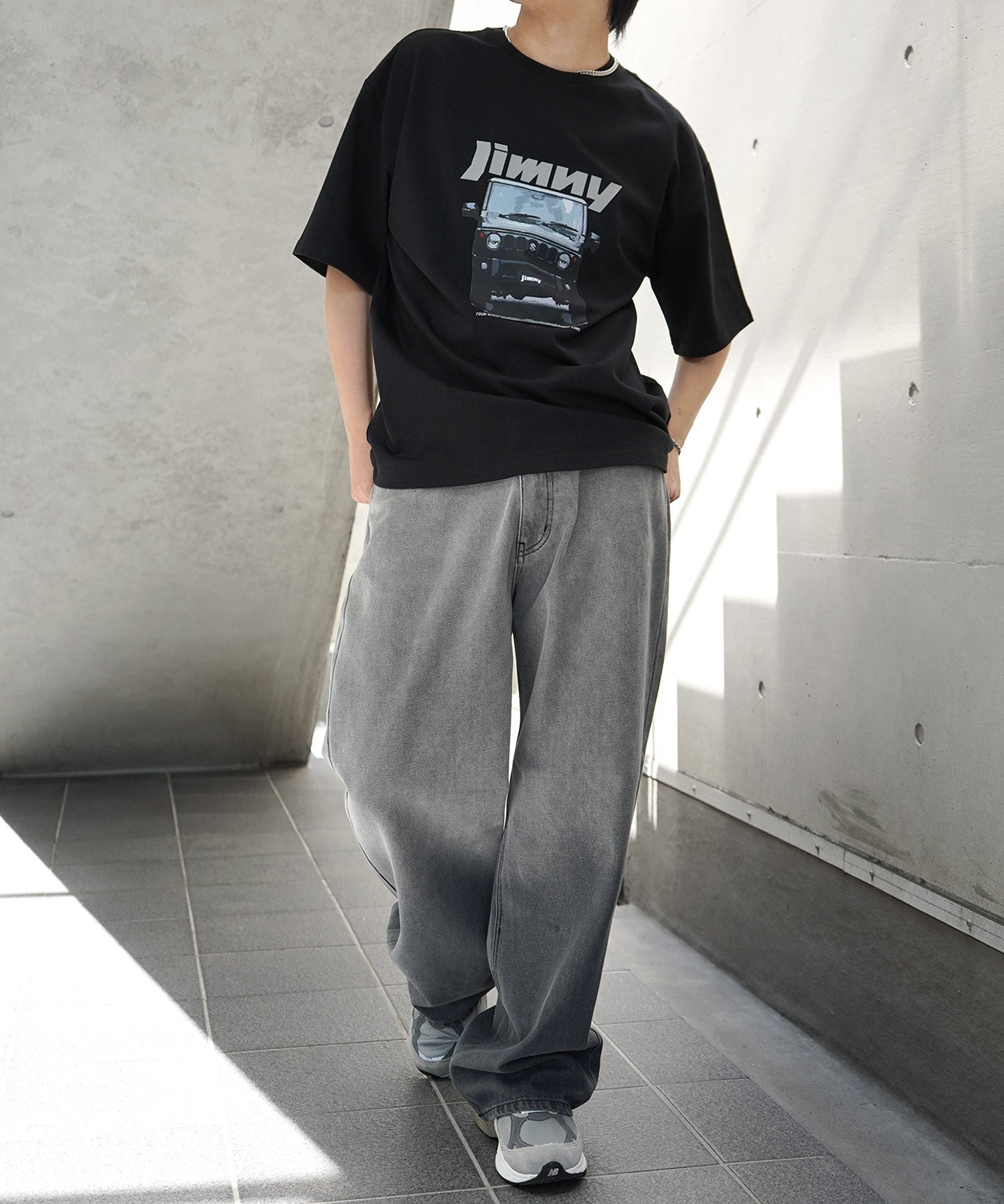 25SS スラブデニム バギーパンツ グラデーションデニム ヴィンテージメイク