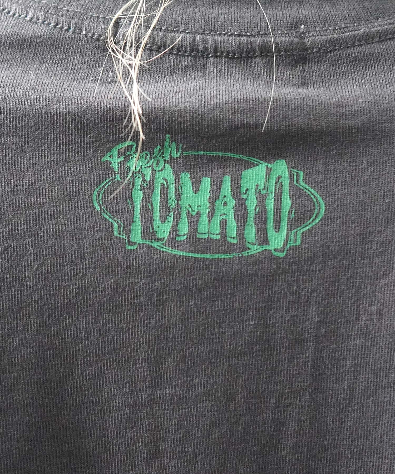 25SS ビッグシルエット 缶詰風イラストプリント 半袖Tシャツ