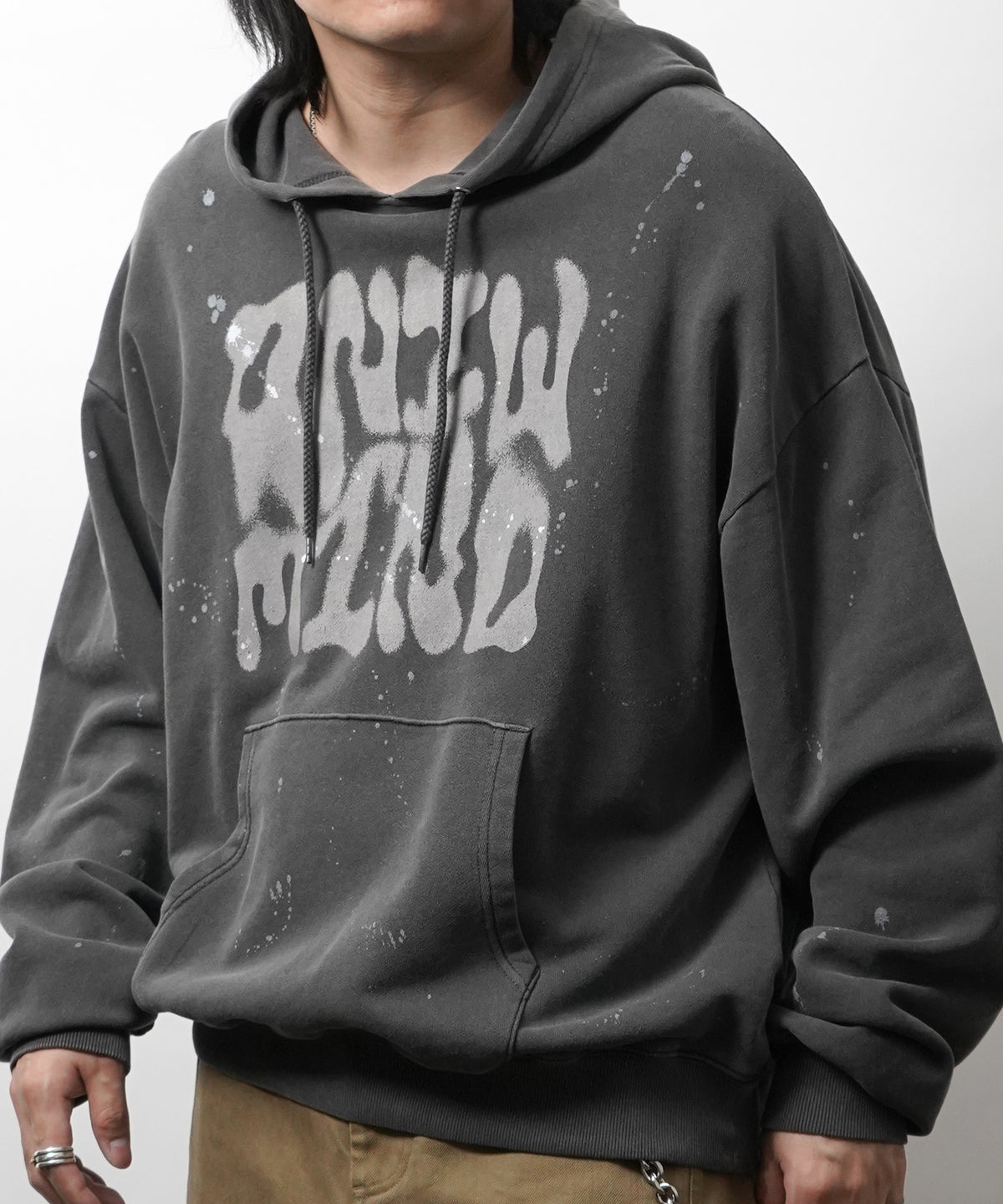 裏毛 ヴィンテージライク プルパーカー