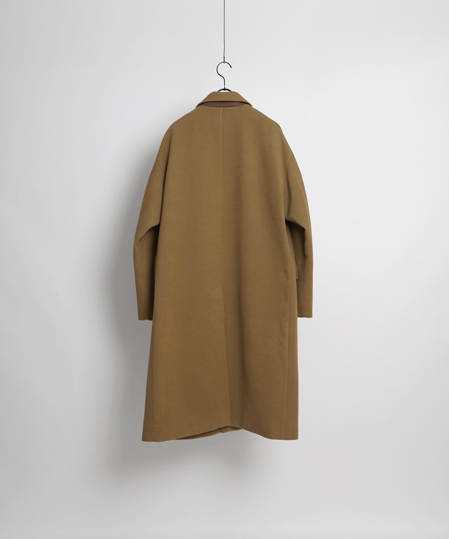 ルーズシルエット Plain / British check ベーシックチェスターコート