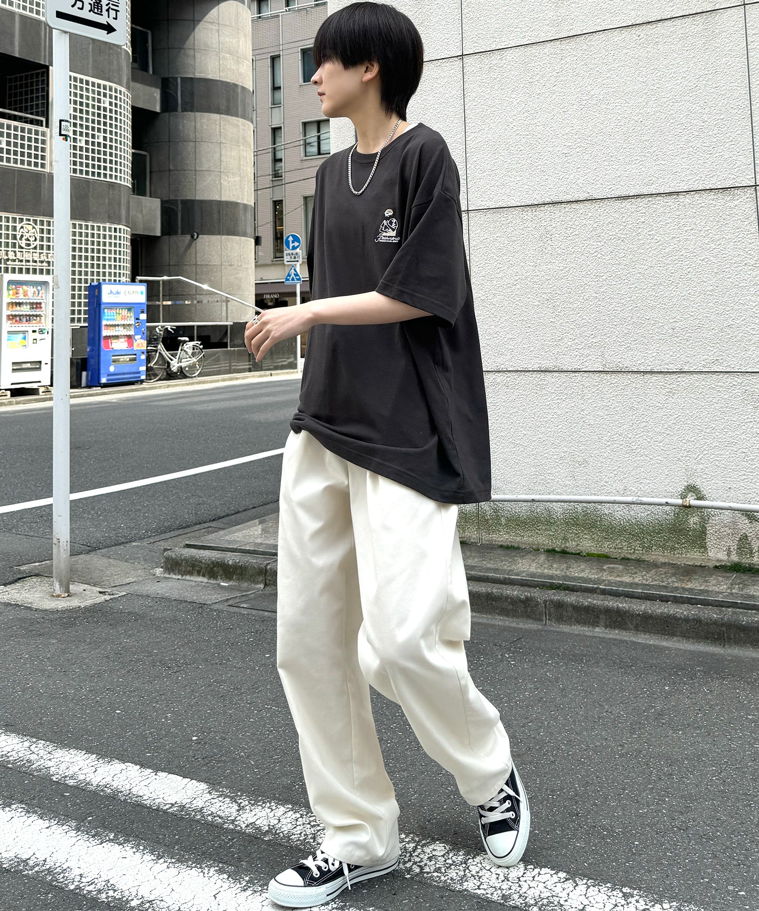 25SS ワイドテーパード リラックスイージー シェフパンツ