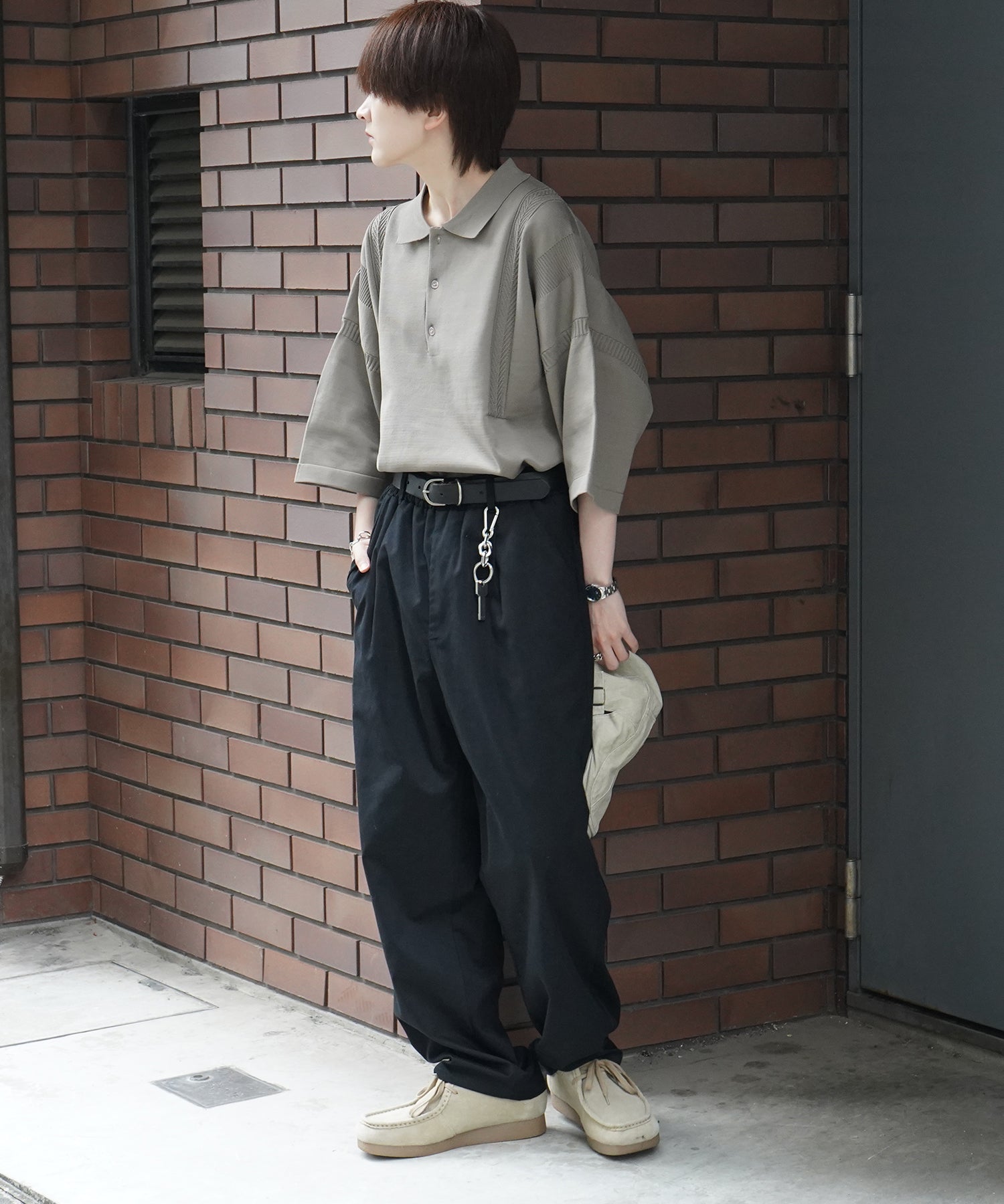 25SS ワイドテーパード リラックスイージー シェフパンツ