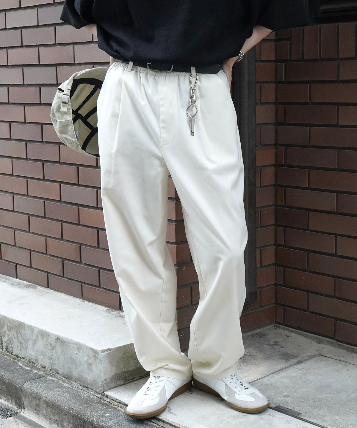 25SS ワイドテーパード リラックスイージー シェフパンツ