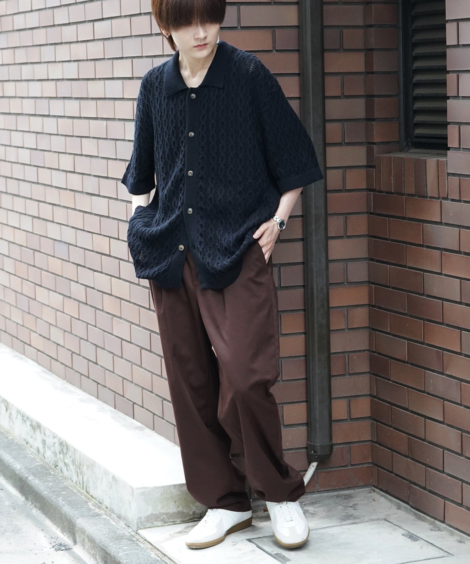 25SS ワイドテーパード リラックスイージー シェフパンツ