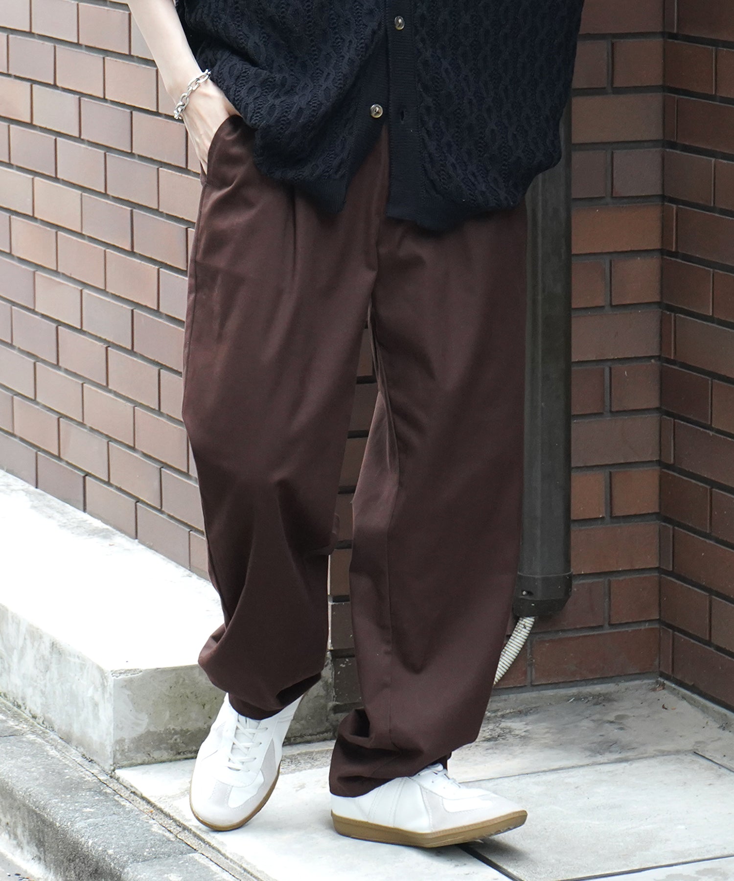 25SS ワイドテーパード リラックスイージー シェフパンツ