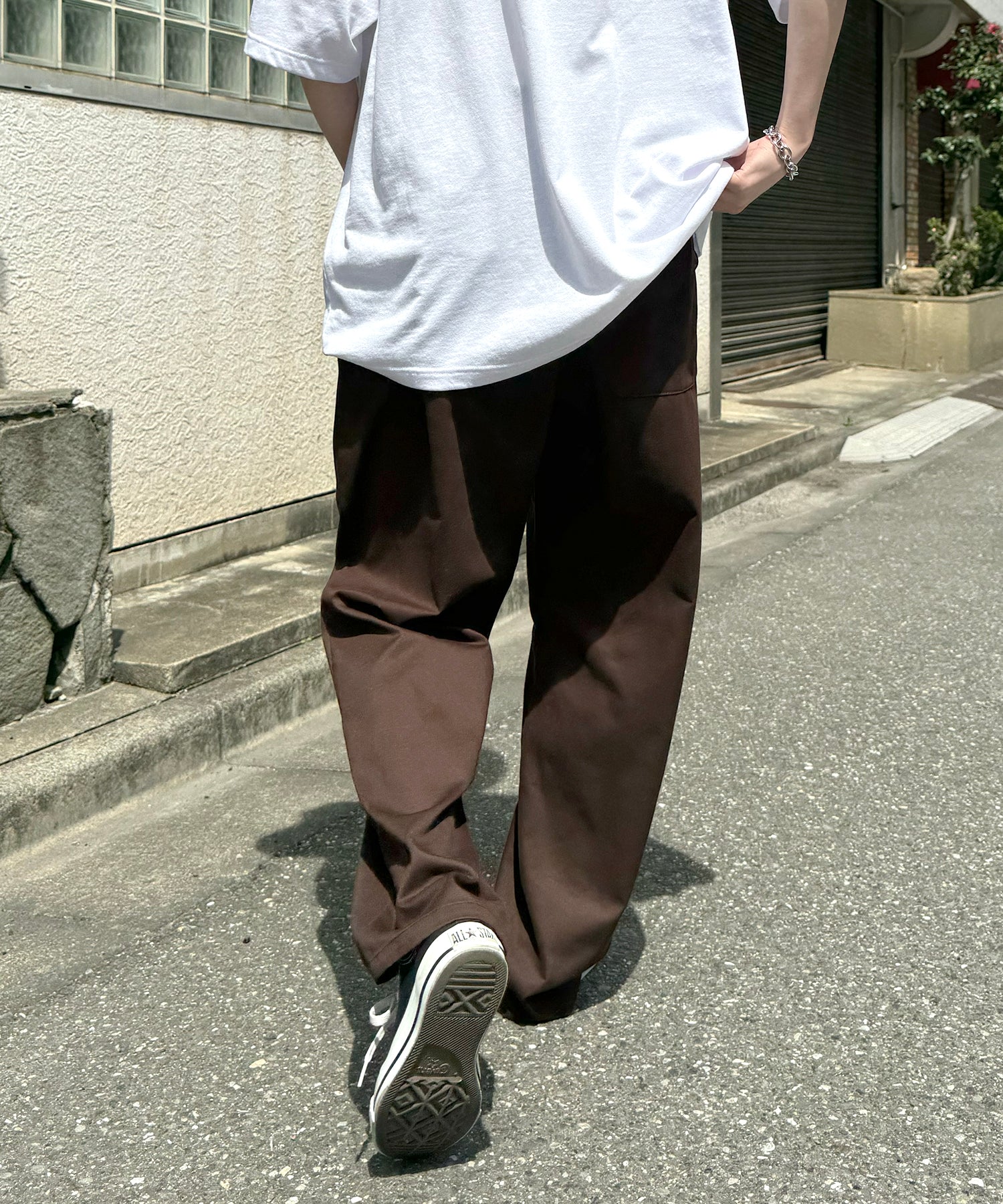 25SS ワイドテーパード リラックスイージー シェフパンツ