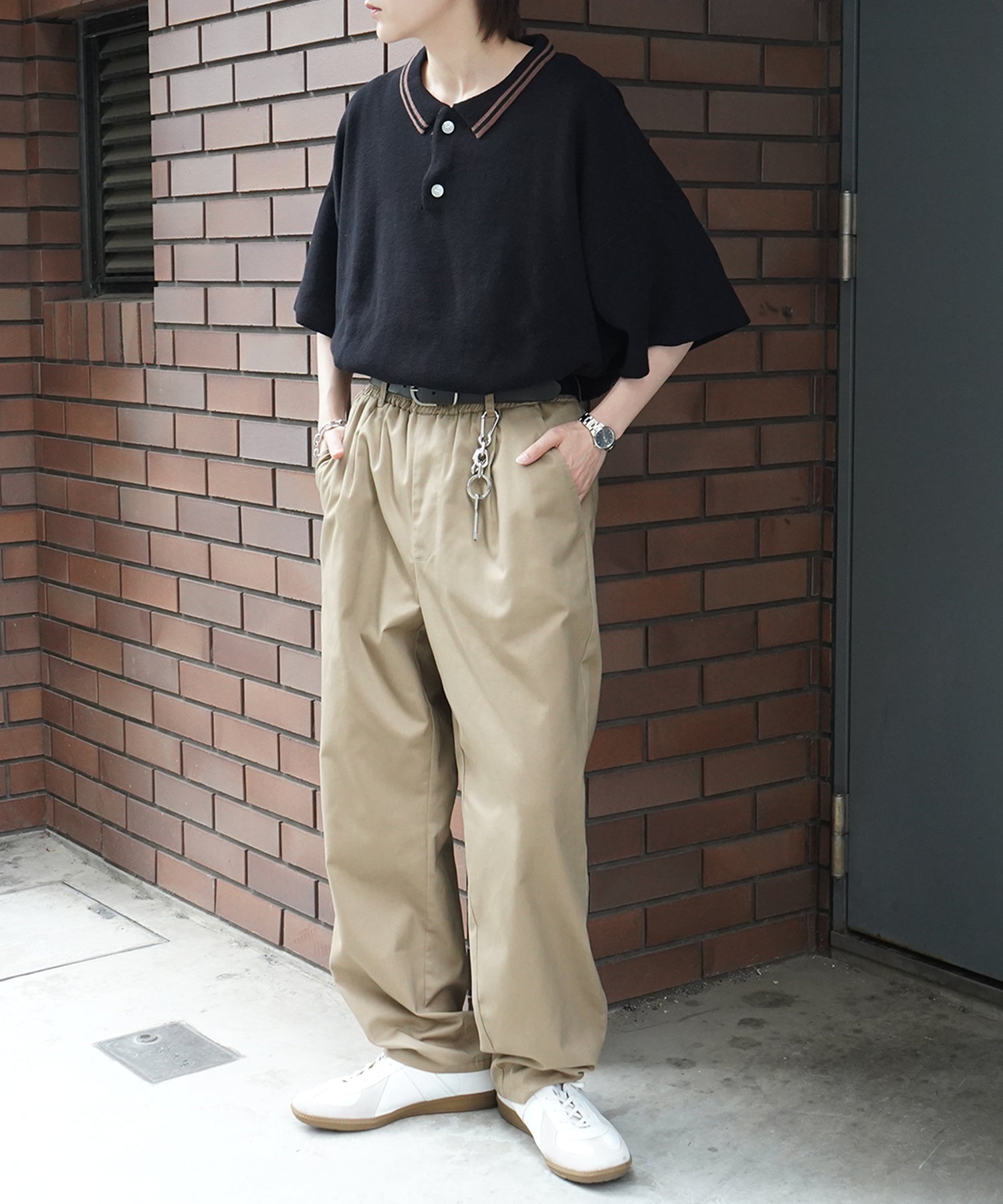 25SS ワイドテーパード リラックスイージー シェフパンツ