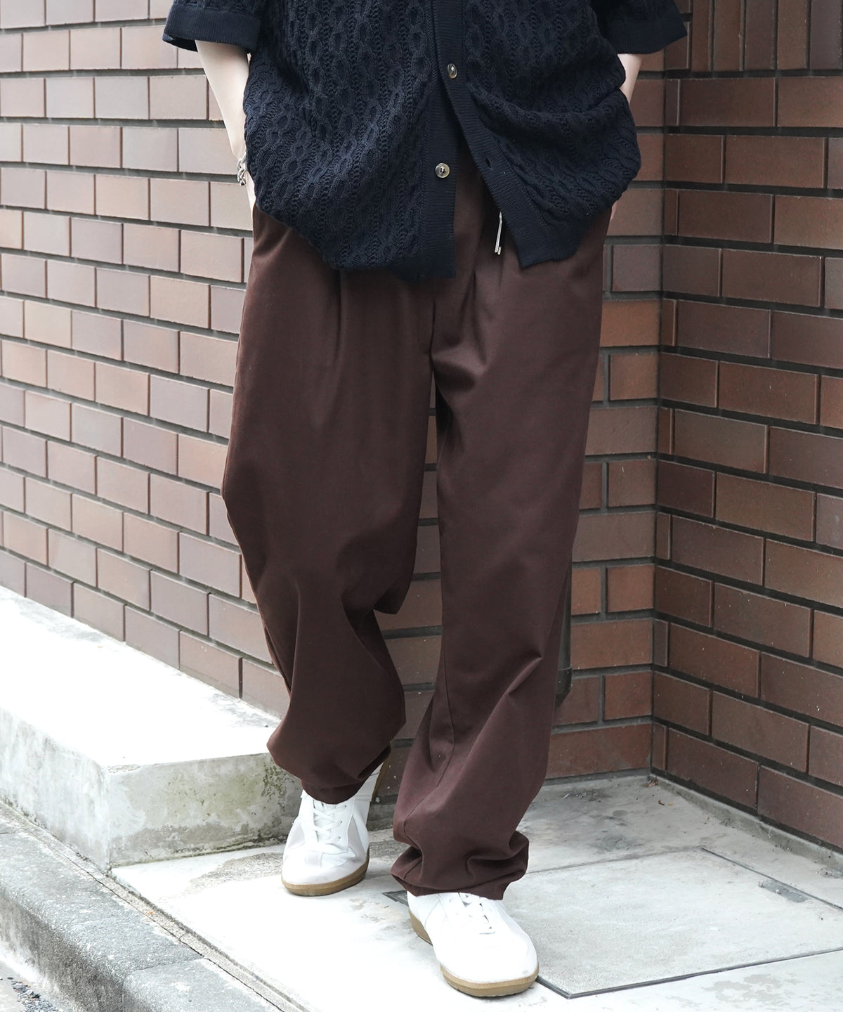 25SS ワイドテーパード リラックスイージー シェフパンツ