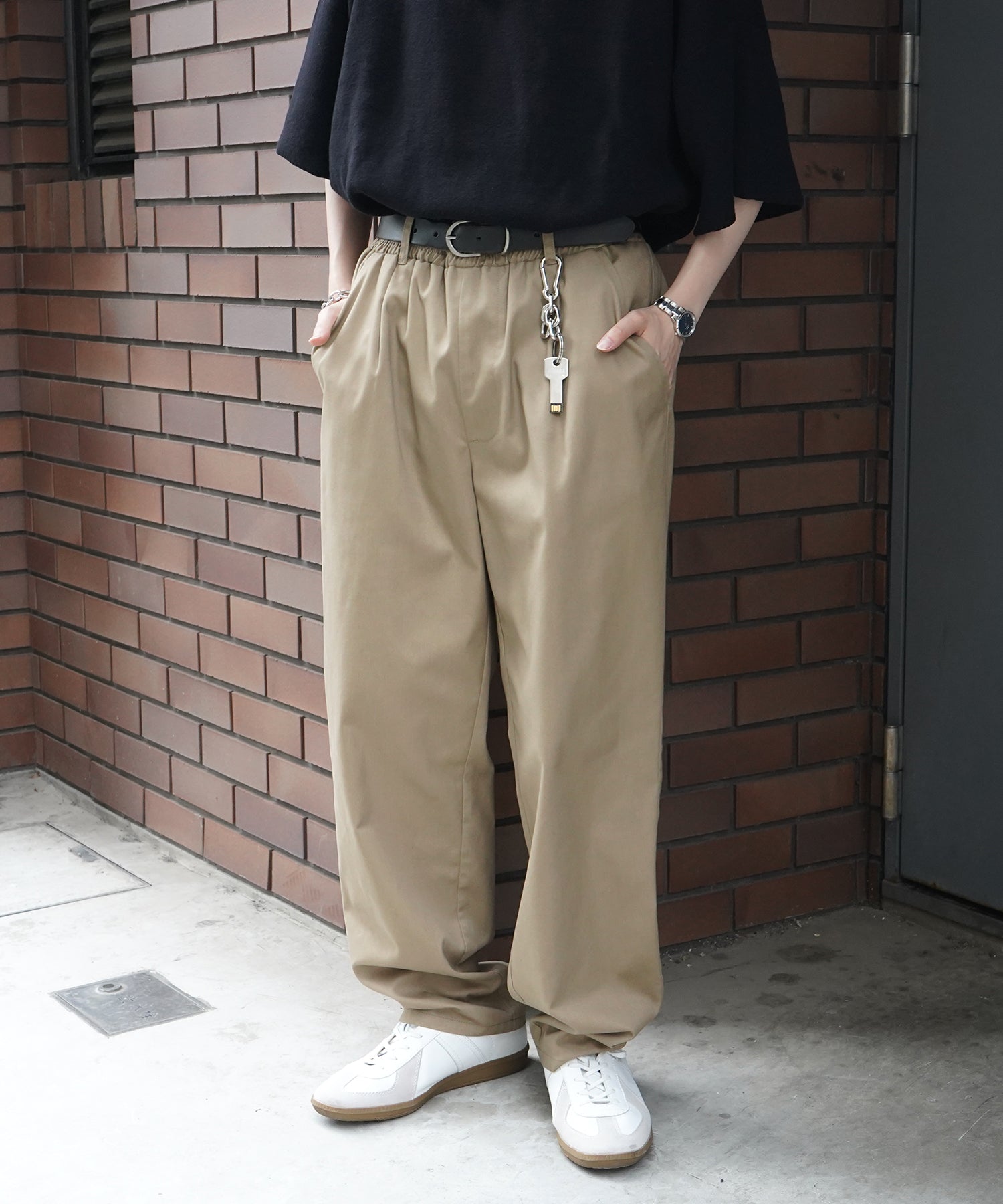 25SS ワイドテーパード リラックスイージー シェフパンツ