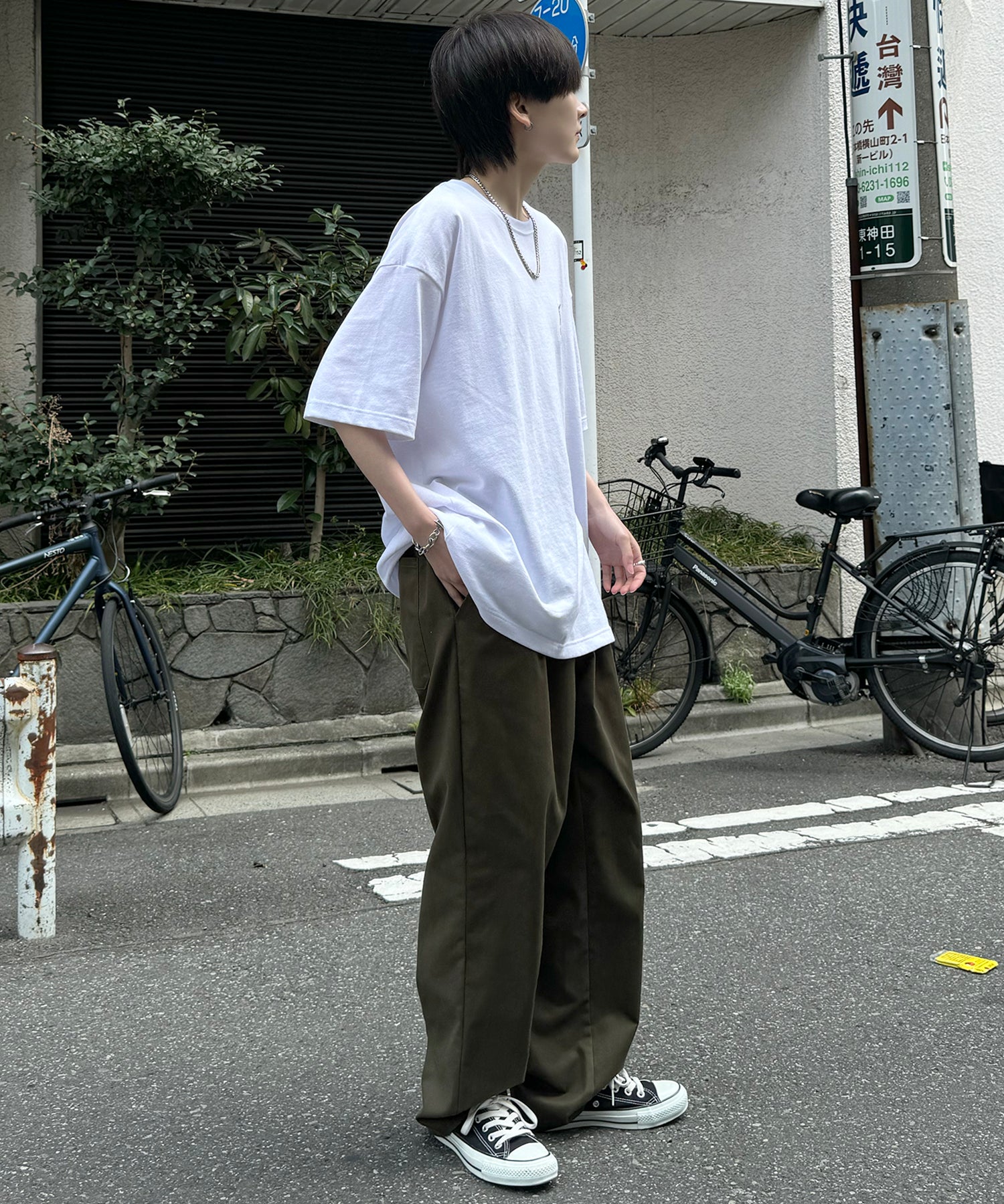 25SS ワイドテーパード リラックスイージー シェフパンツ