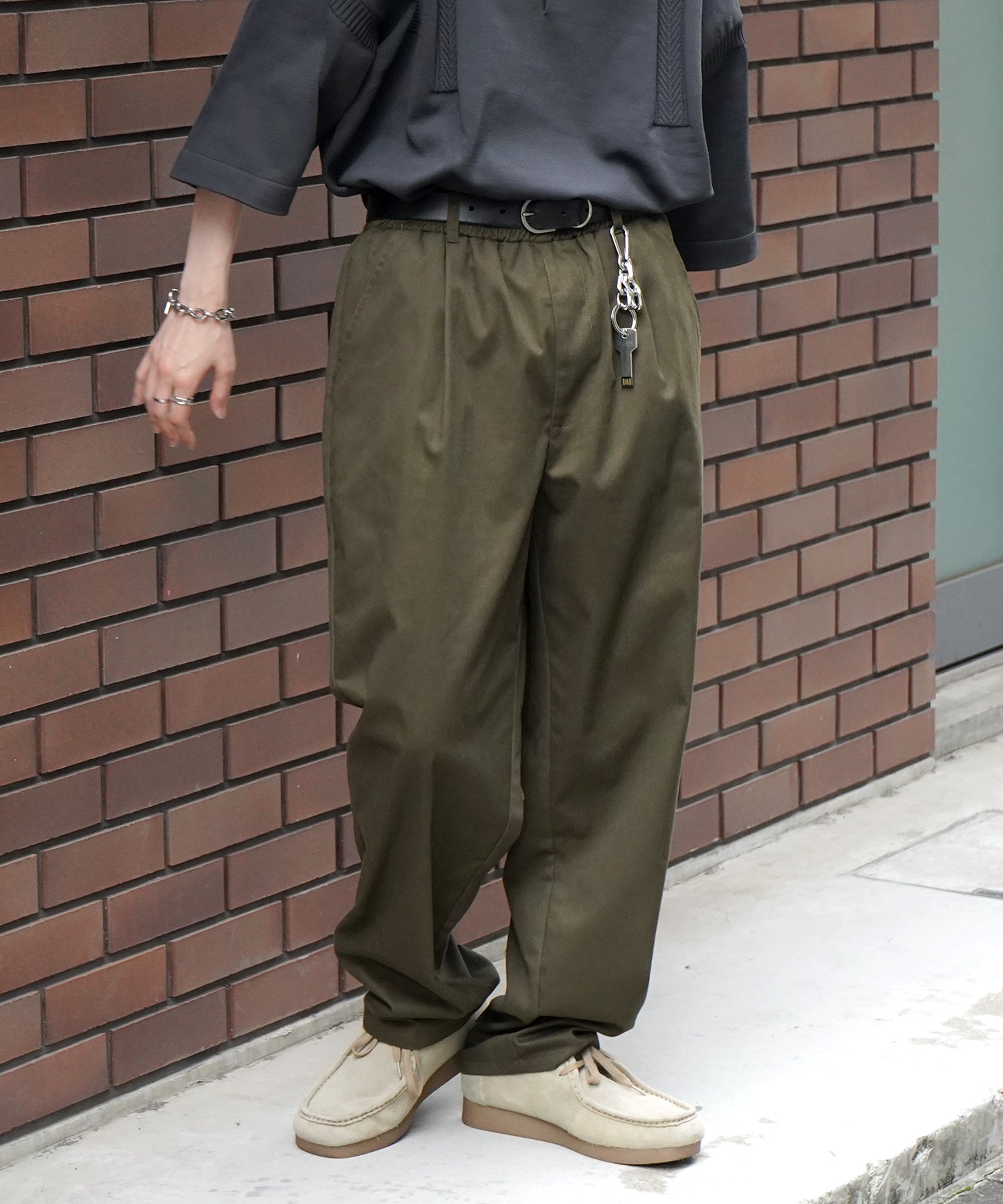 25SS ワイドテーパード リラックスイージー シェフパンツ