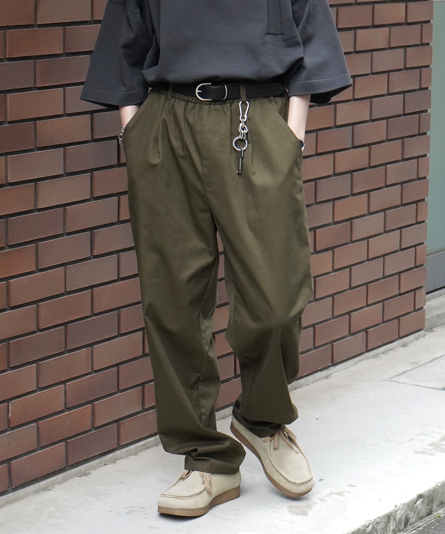 25SS ワイドテーパード リラックスイージー シェフパンツ