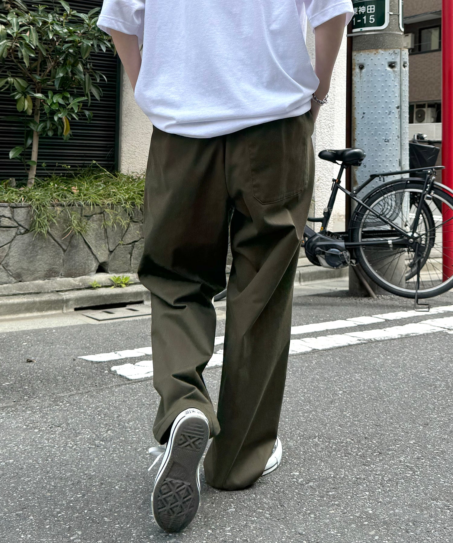 25SS ワイドテーパード リラックスイージー シェフパンツ