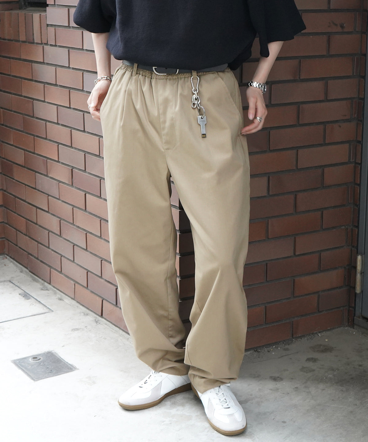 25SS ワイドテーパード リラックスイージー シェフパンツ